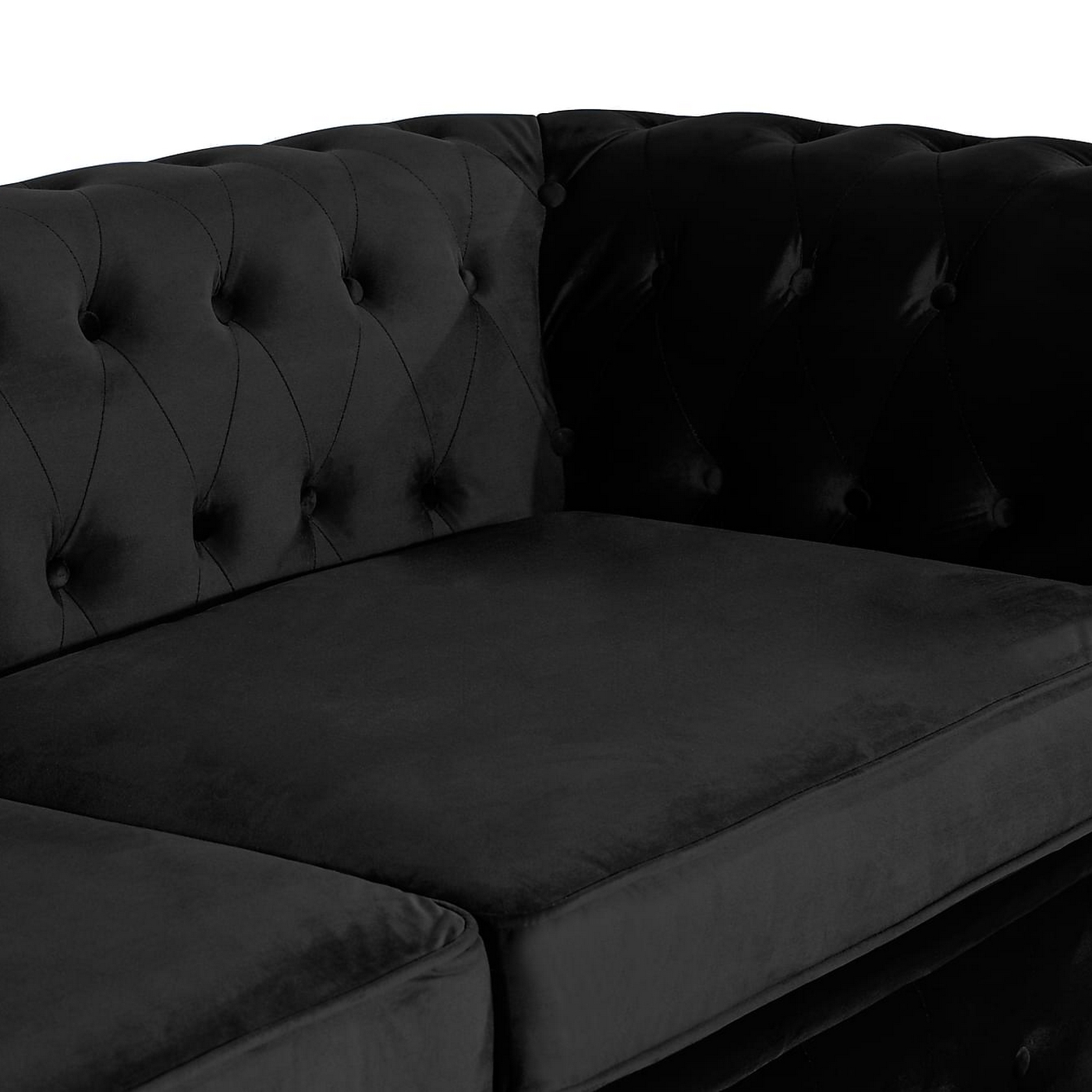 Bäddsoffa Manor House Chesterfield Lyx 3-sits Sammet