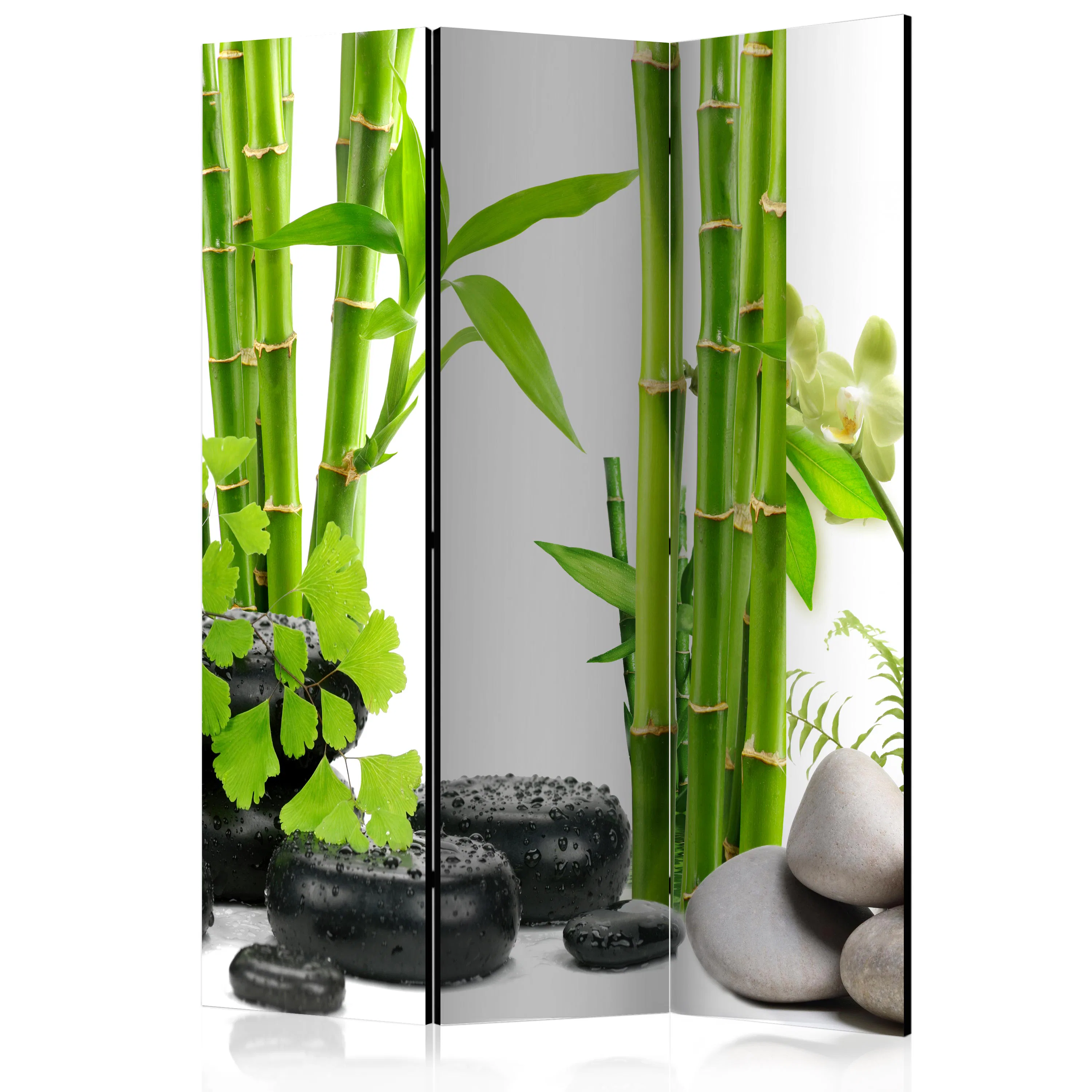 Rumsavdelare Skärmvägg Arkiio Bamboos And Stones 135x172 cm