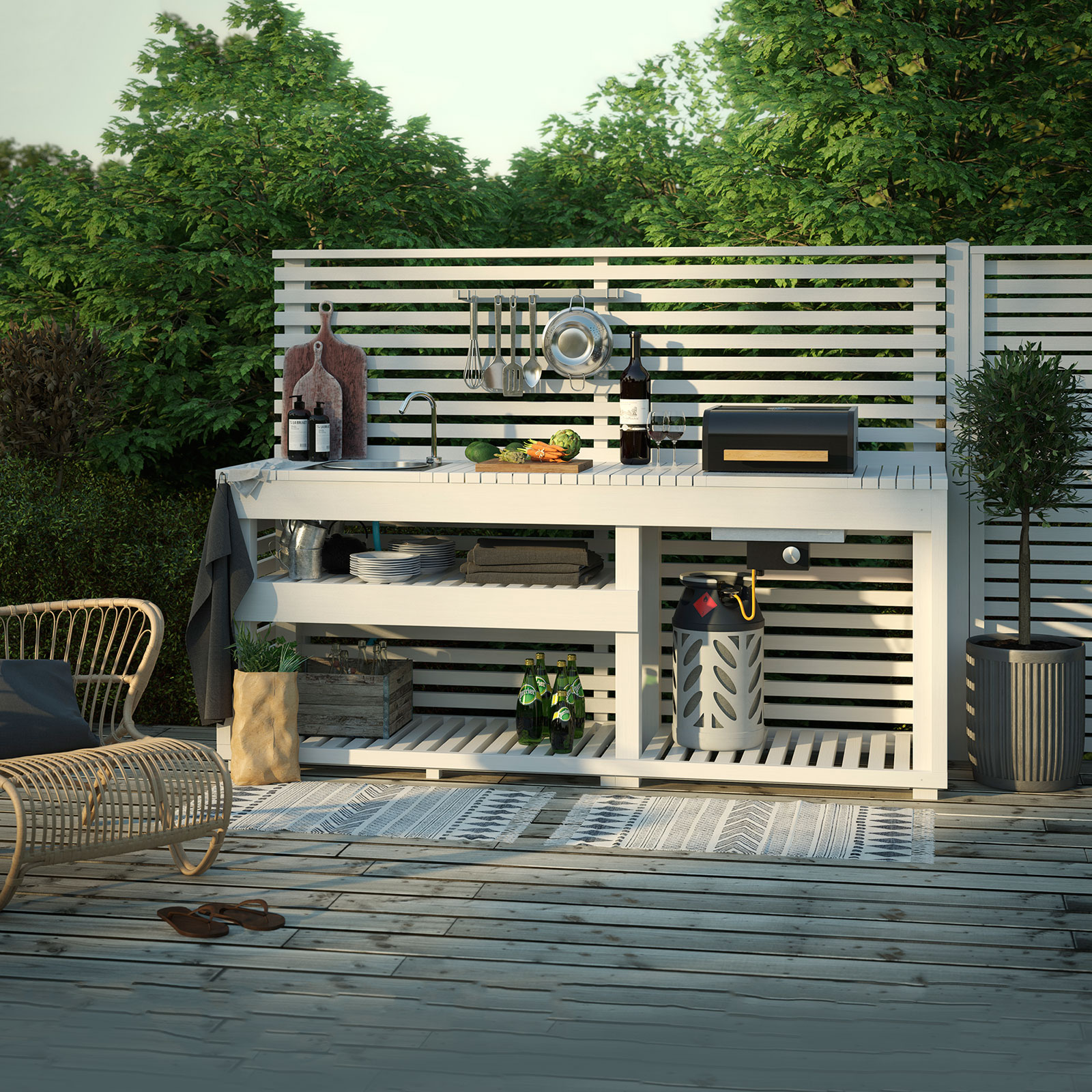 Utekök Jabo Horizont inkl. Gasolgrill