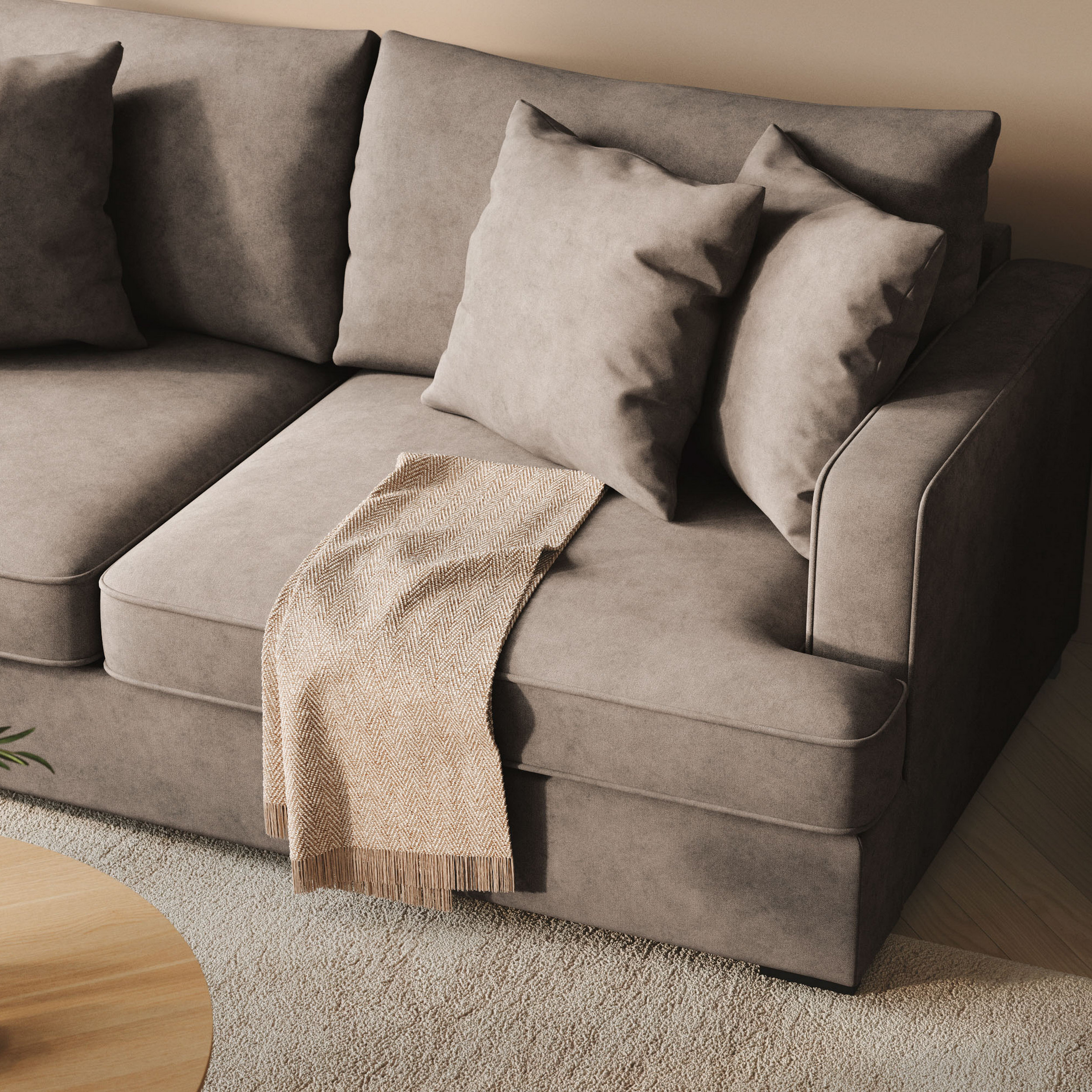 Soffa Scandinavian Choice Rossita 3-sits Djup Soffa