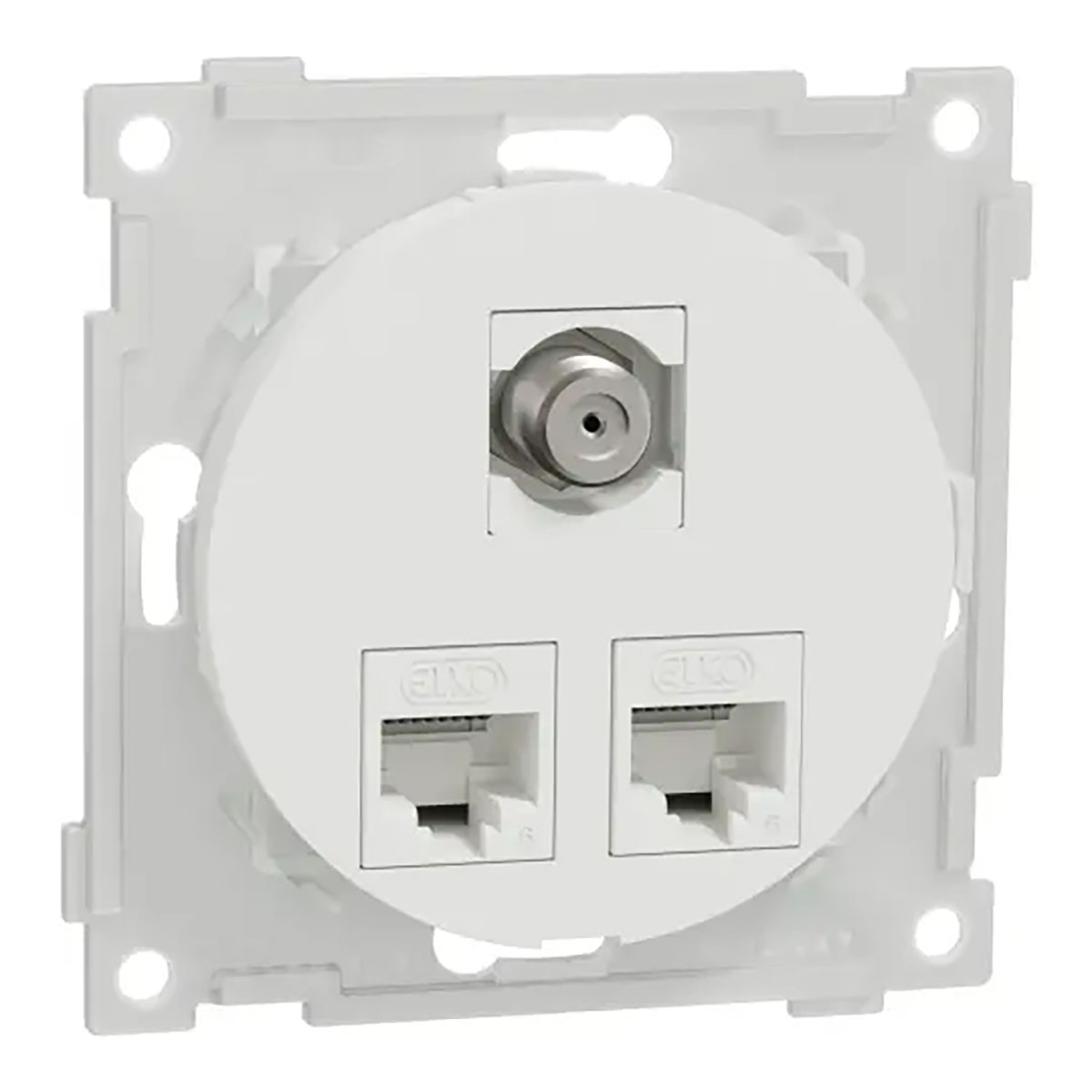 Vägguttag Elko One Modularuttag Infälld RJ45 Cat.6 UTP