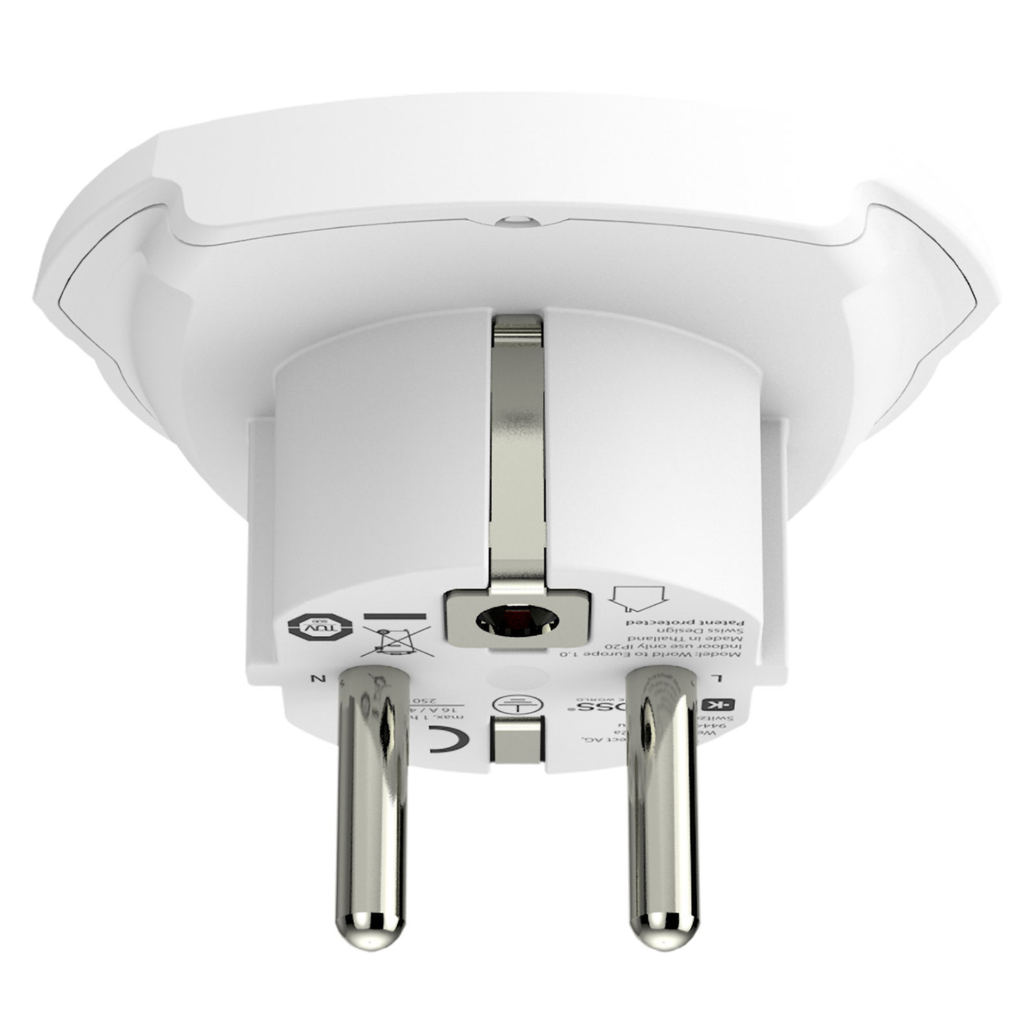 Reseadapter Skross World to Europe Jordad för Resor