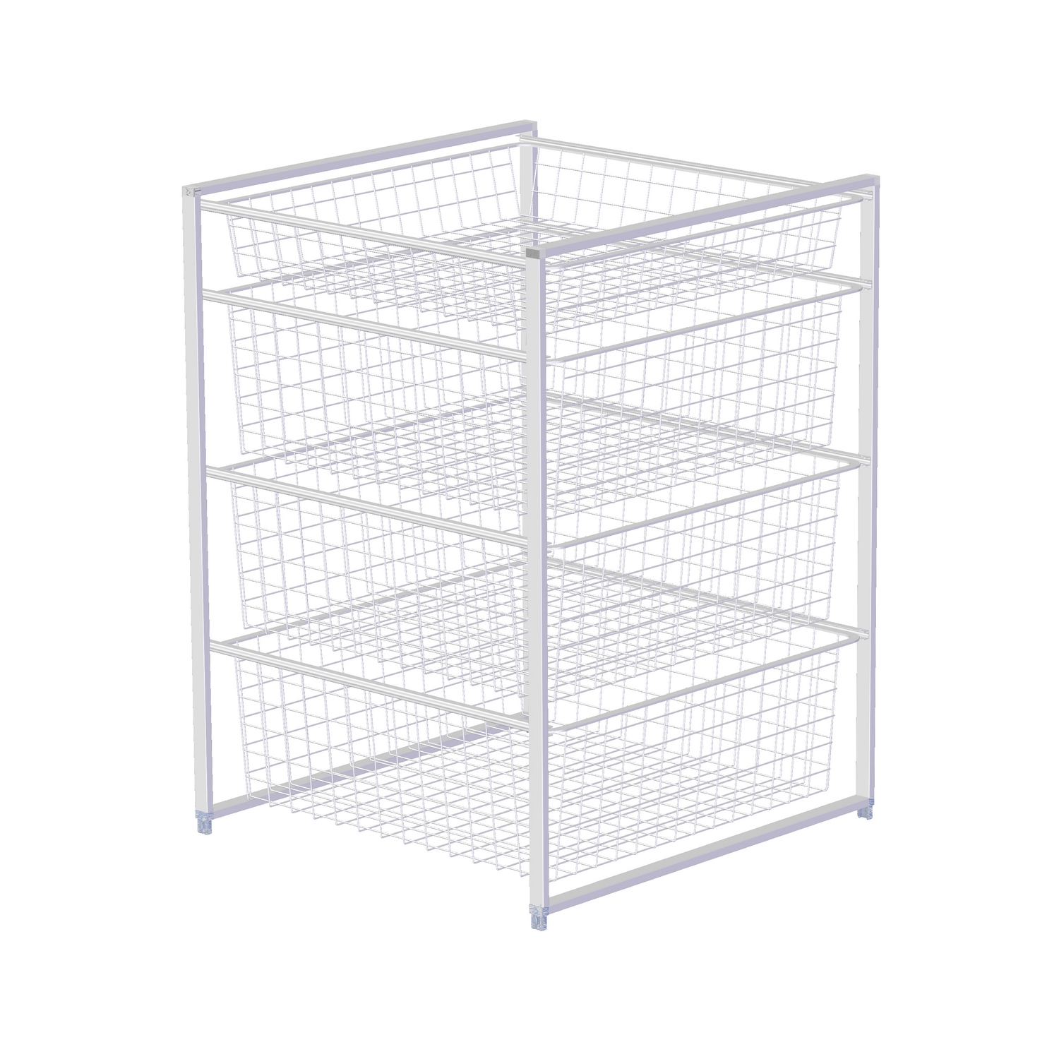 Startkit Lundbergs Wide Trådback Vit 550 mm