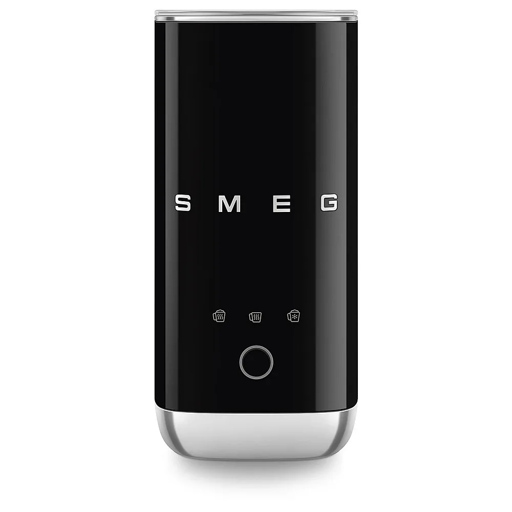Mini Mjölkskummare Smeg MFF02BLEU Svart högblank