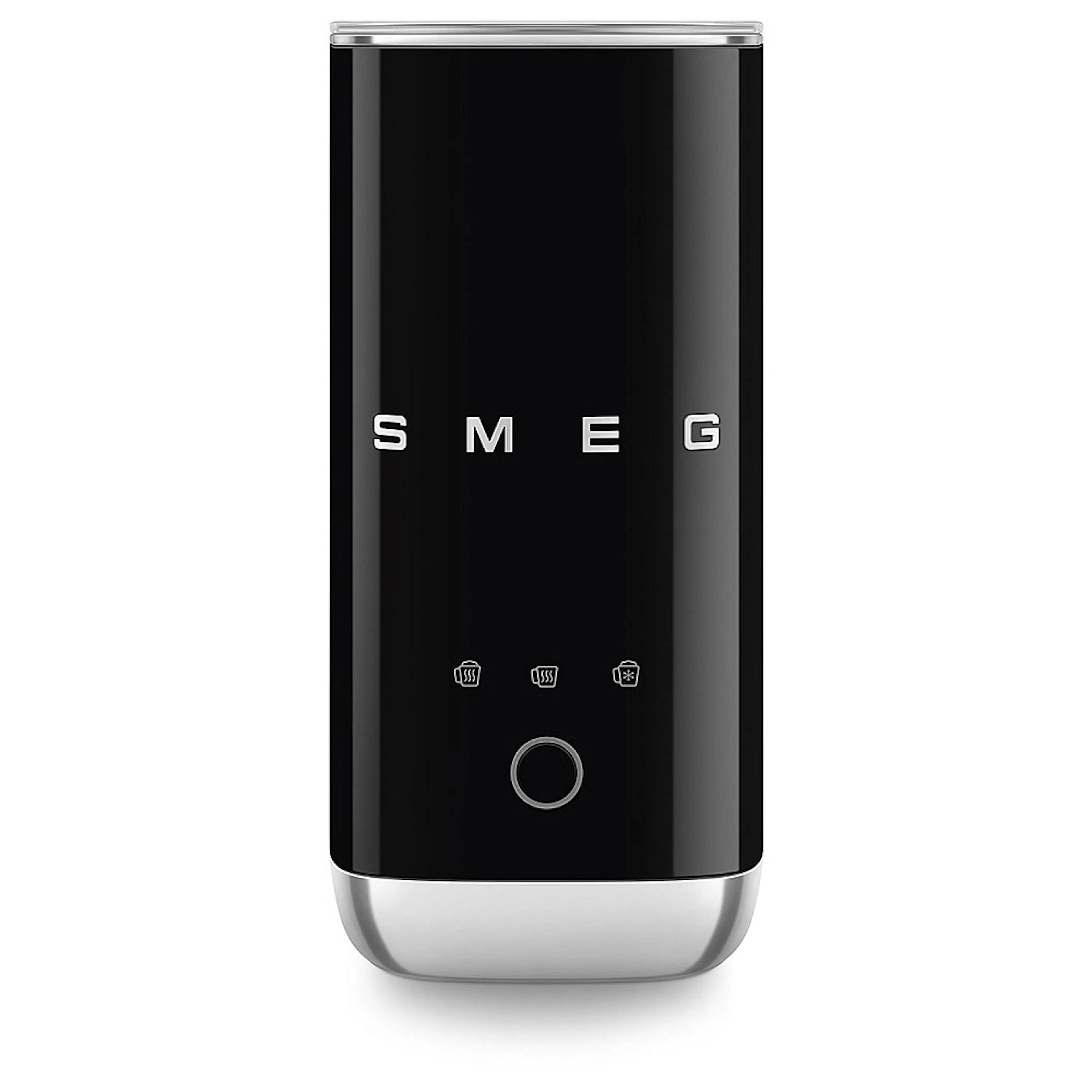 Mini Mjölkskummare Smeg MFF02BLEU Svart högblank