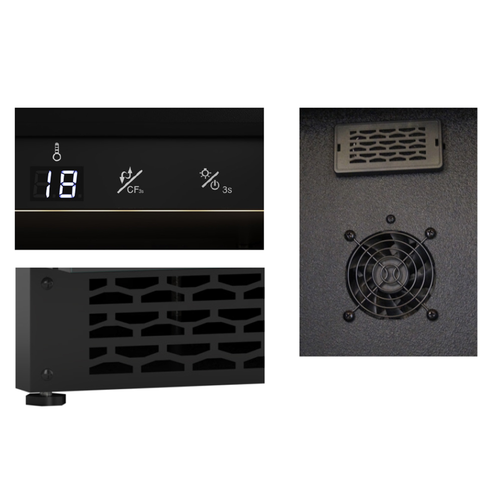 Vinkyl Thermex Winemex 40 Elegant Svart Design