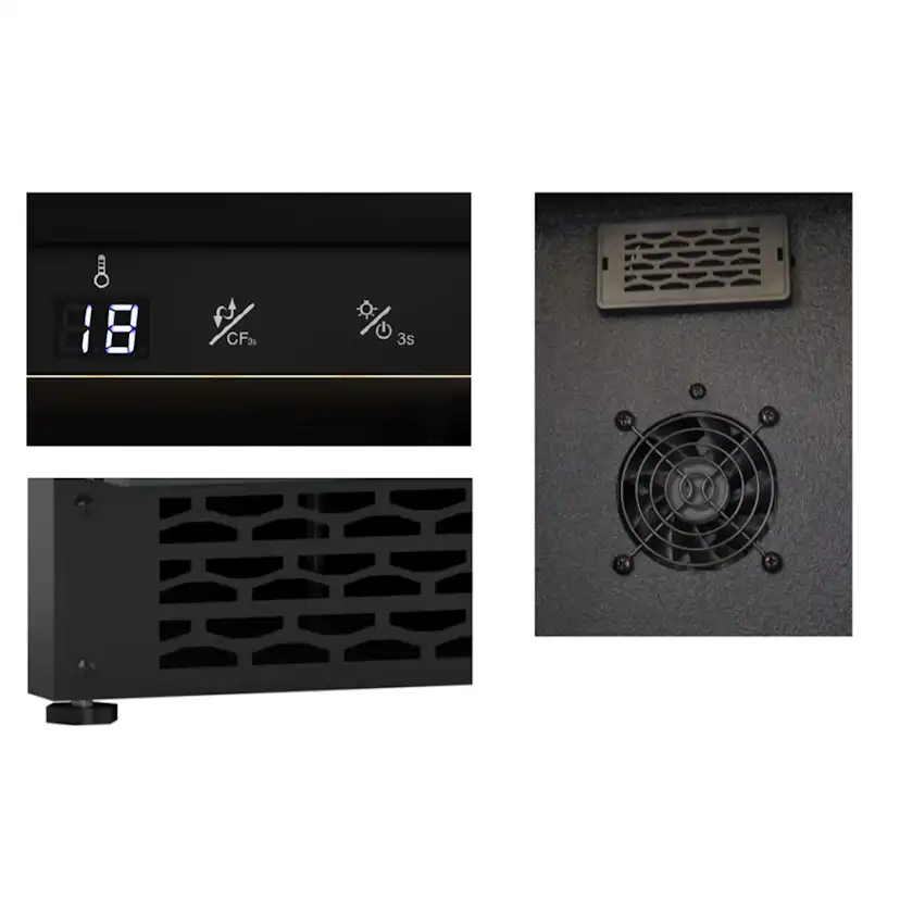 Vinkyl Thermex Winemex 40 Elegant Svart Design
