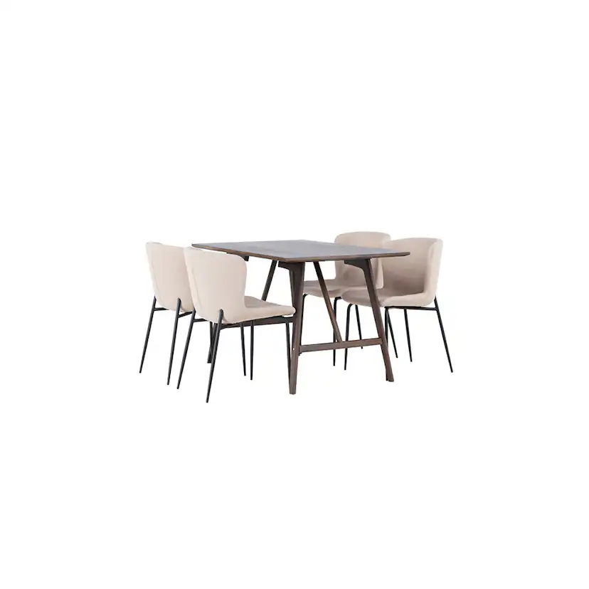 Matgrupp Venture Home Kaseidon med 4 st Modesto stolar