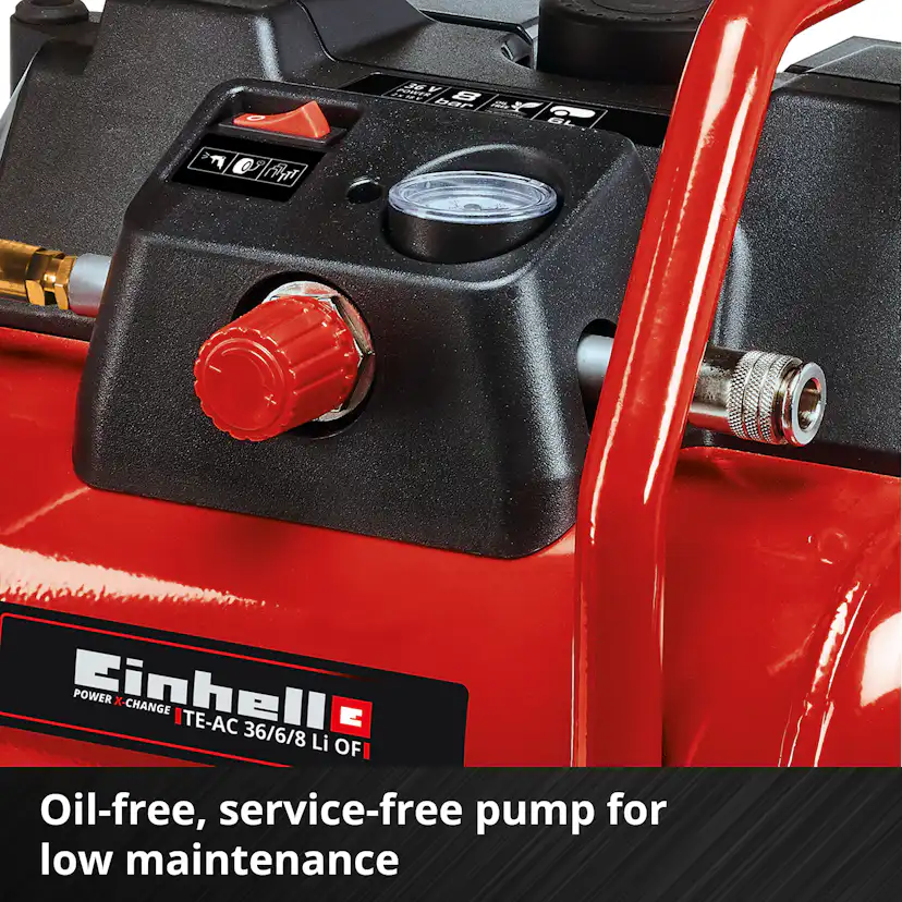 Kompressor Einhell TE-AC 36/6/8 Li OF Set-Solo