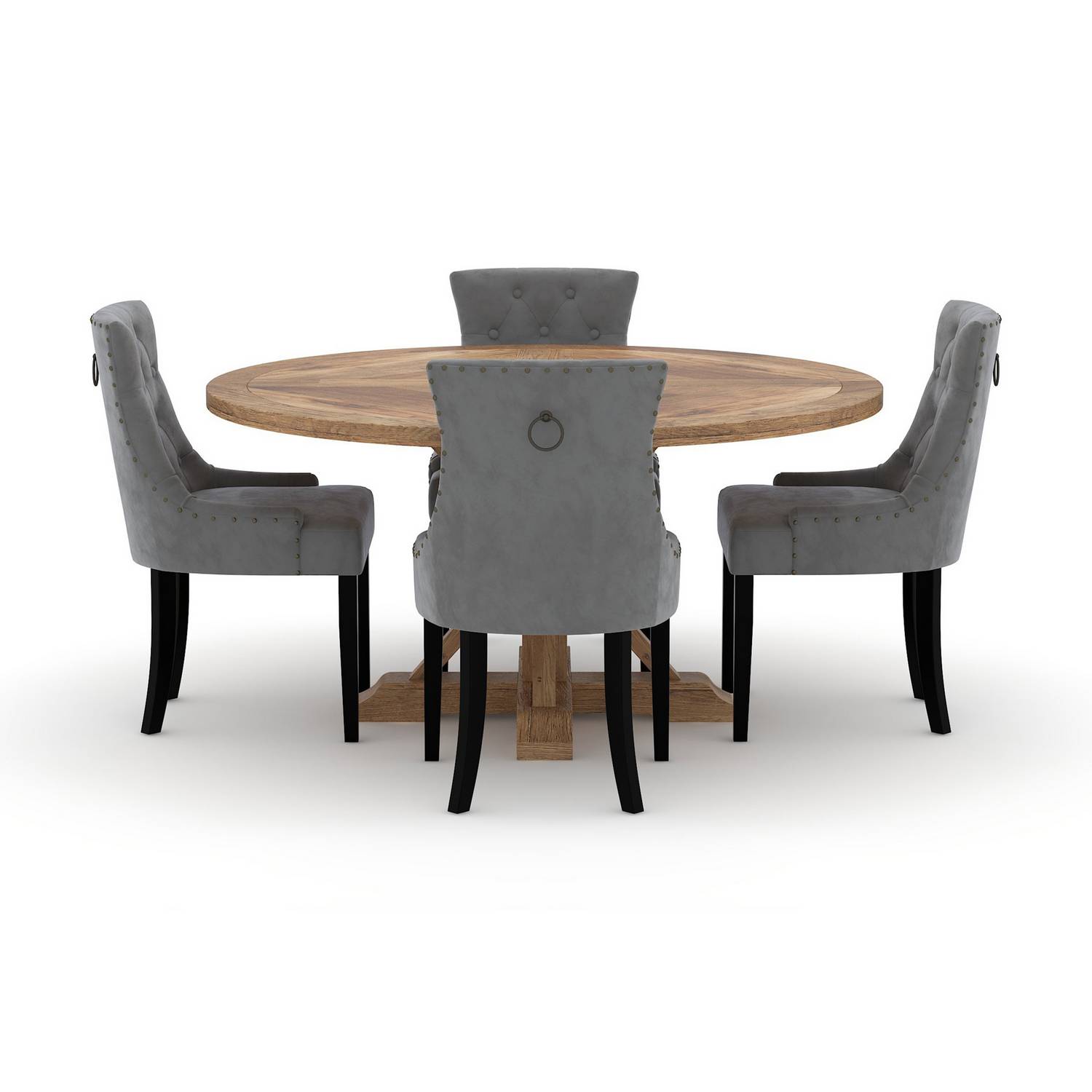 Matgrupp Bloomington Lyon Runt Matbord 150 cmmed 4 Viktoria Matstol