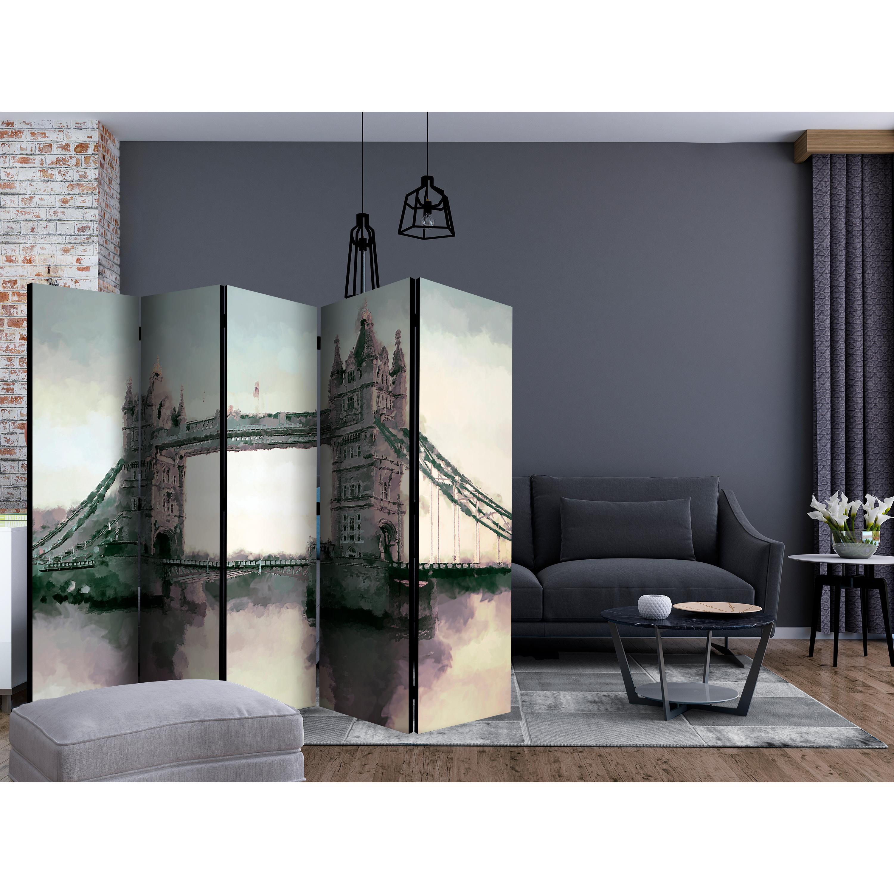 Rumsavdelare Skärmvägg Arkiio Victorian Tower Bridge II 225x172 cm