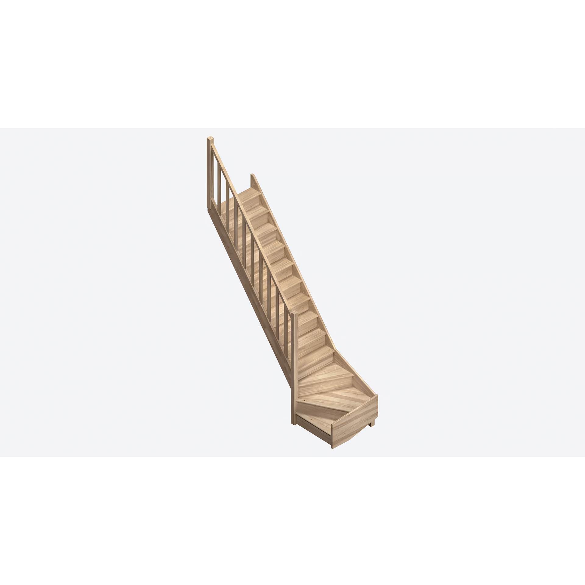 Lofttrappa Byggera Tradi Eco L-form
