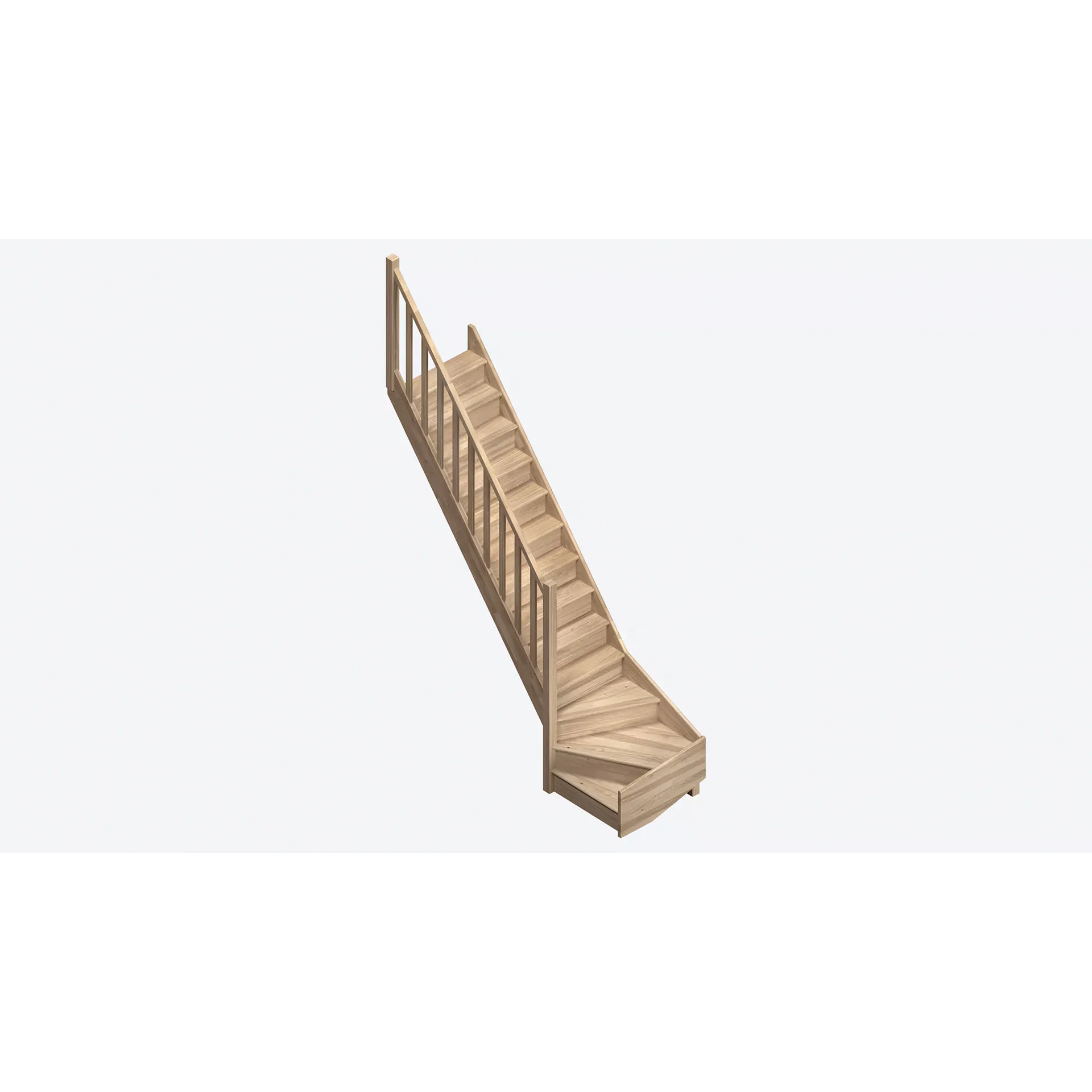 Lofttrappa Byggera Tradi Eco L-form