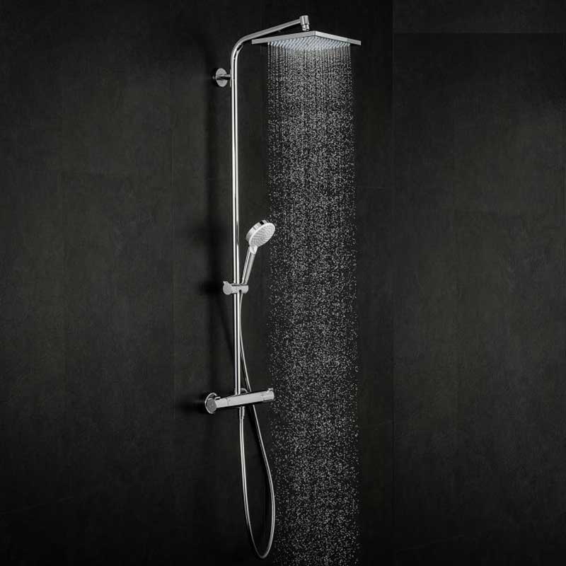 Takduschset Hansgrohe Crometta E Showerpipe 240 1jet