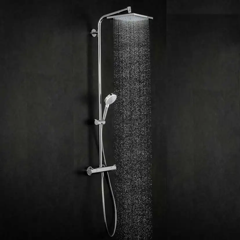 Takduschset Hansgrohe Crometta E Showerpipe 240 1jet