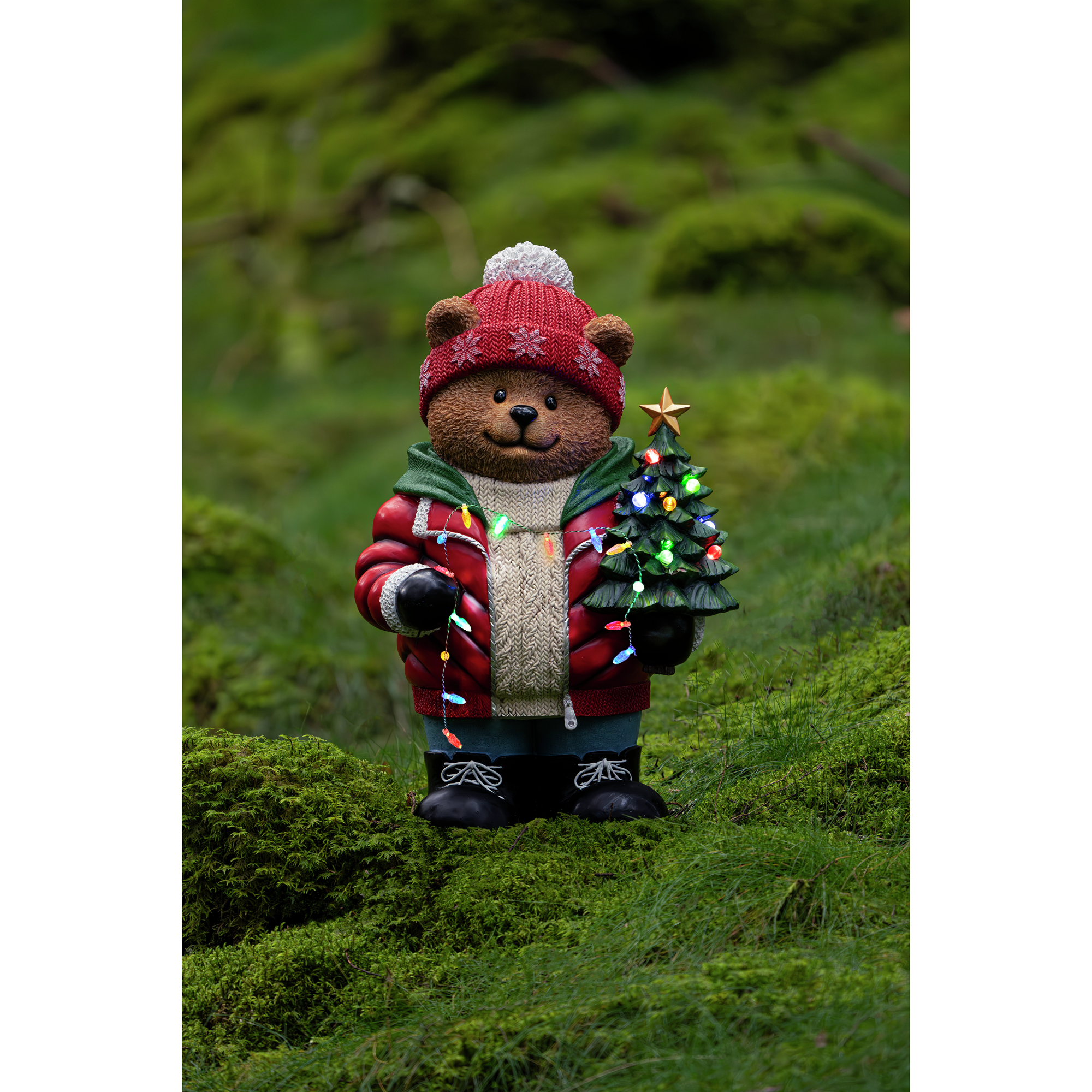 Juldekoration Gnosjö Konstsmide Teddybjörn LED Utomhus