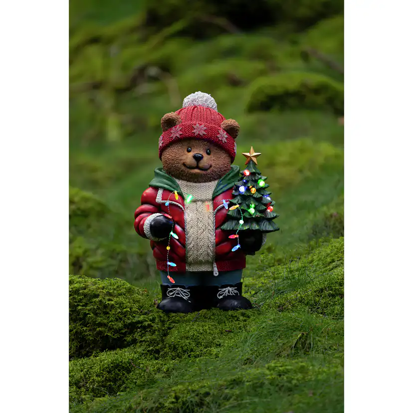 Juldekoration Gnosjö Konstsmide Teddybjörn LED Utomhus