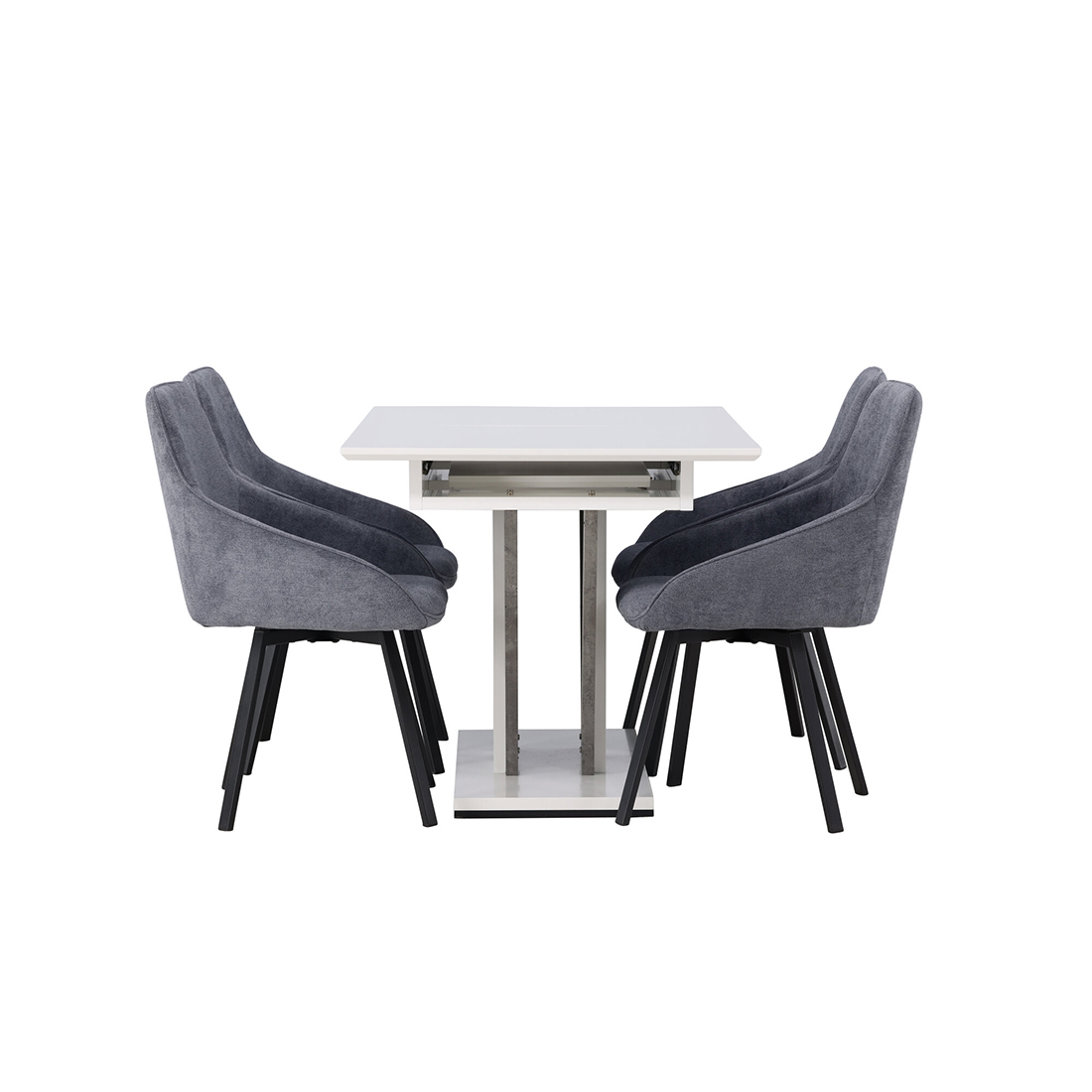 Matgrupp Venture Home Disa med 4st Rosie Matstolar