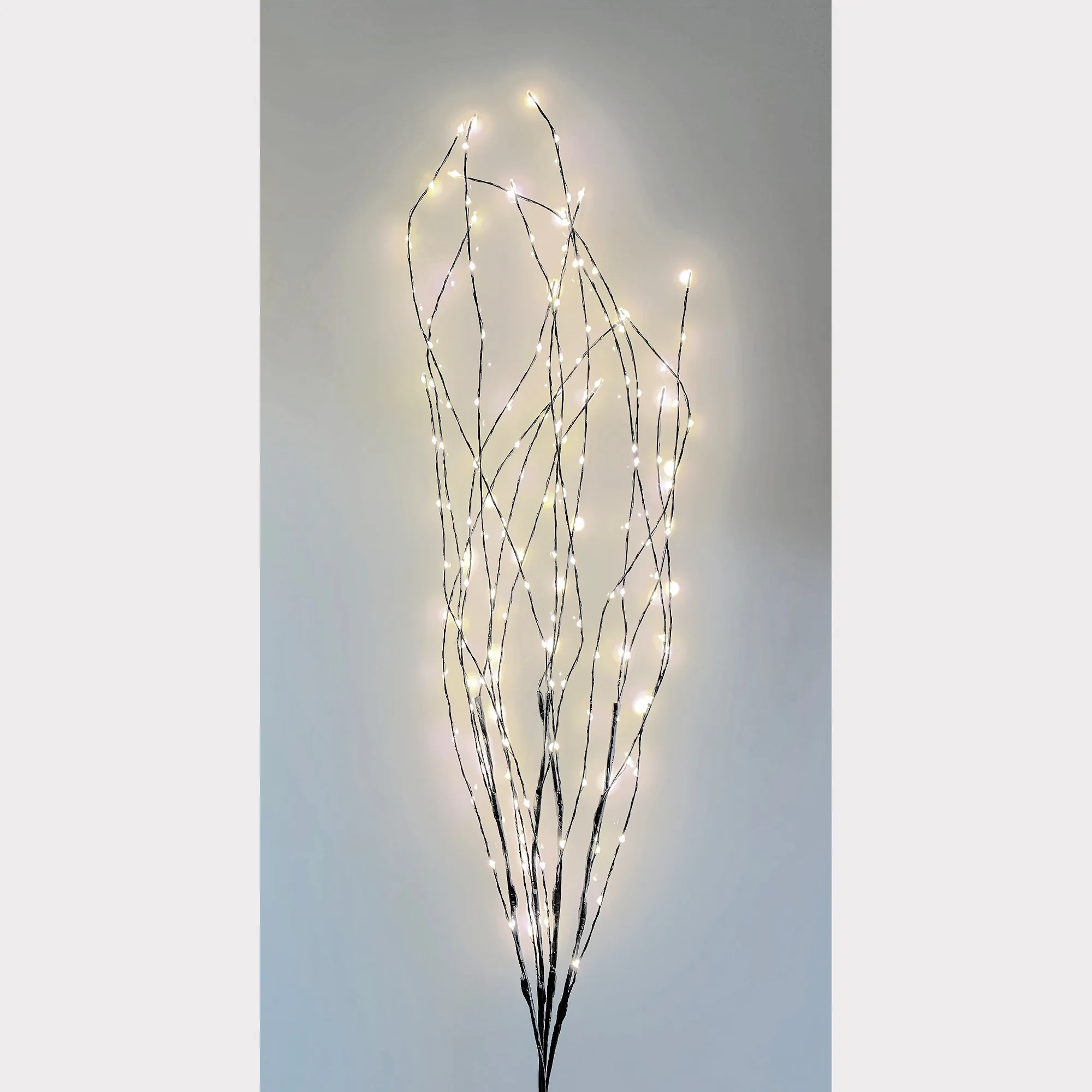 Ljusdekoration LightsOn Twiggy, Svart