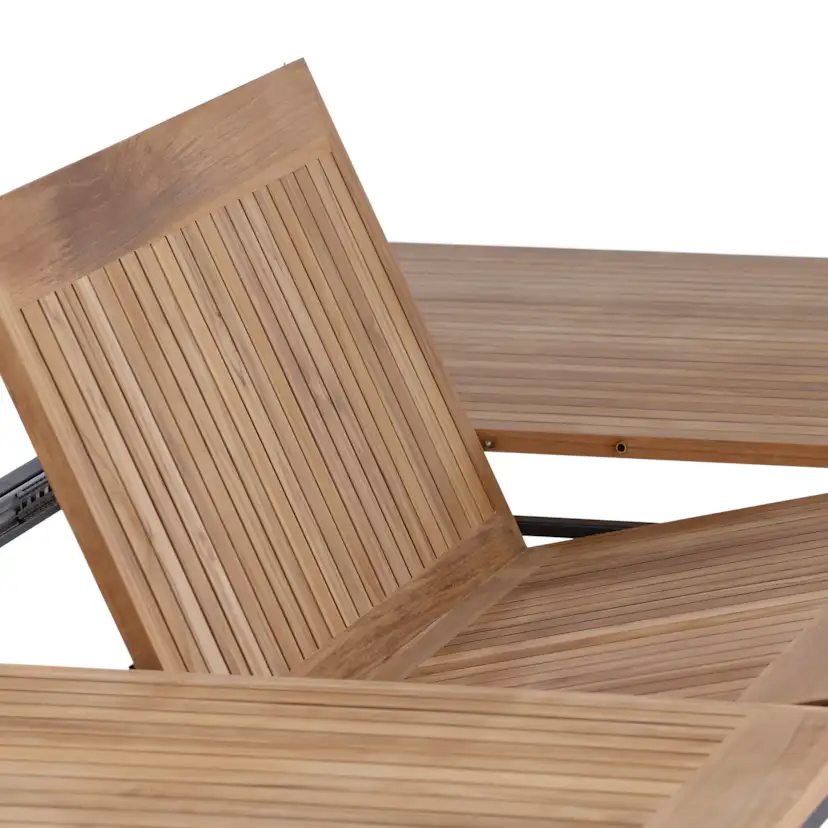 Panama - Table - 224/324*100 - svart Alu/Teak Svart/Teak