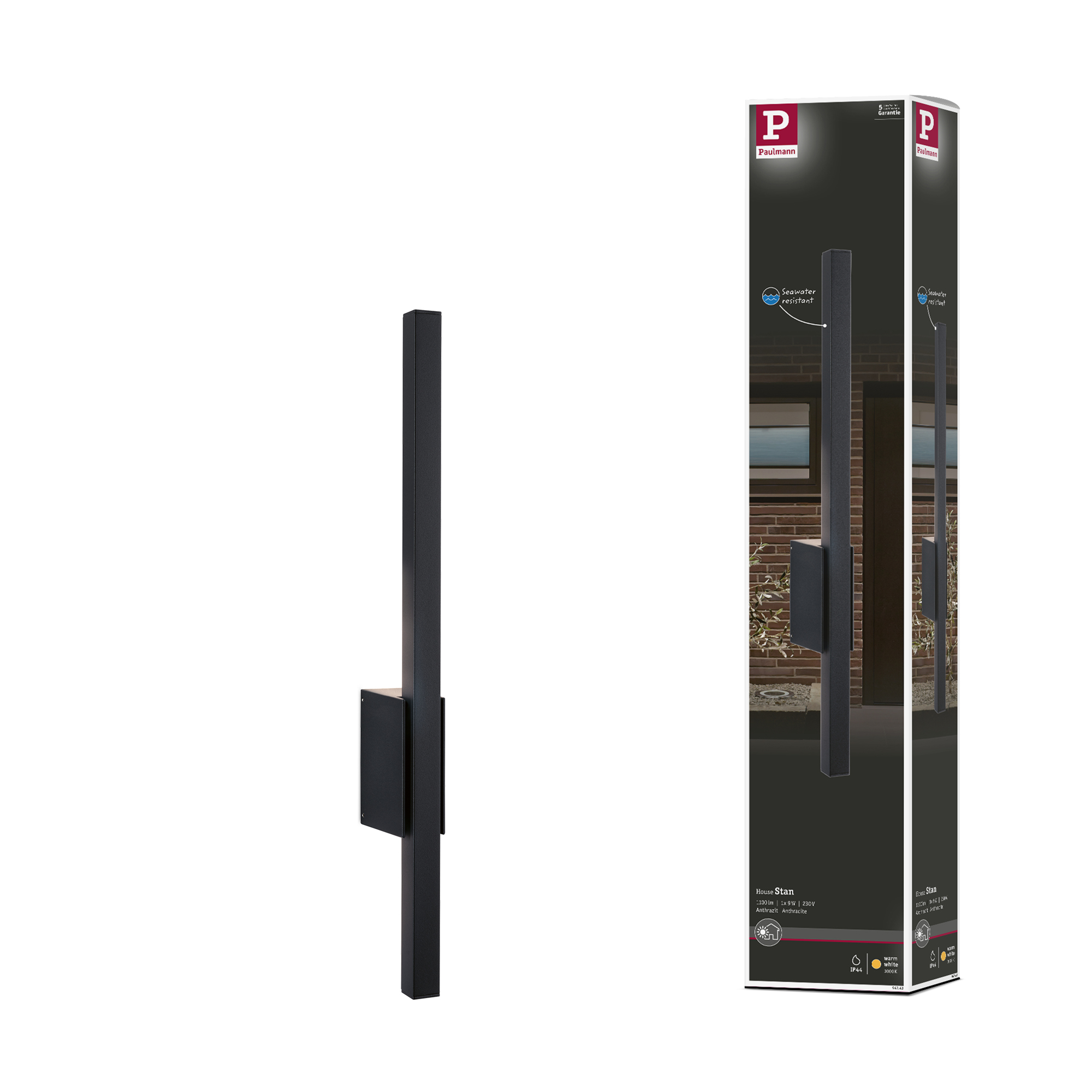 Fasadbelysning LED Paulmann Stan Seawater Resistant IP44 230V