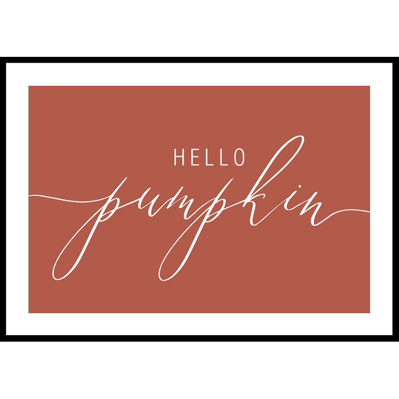 Poster Gallerix Hello Pumpkin