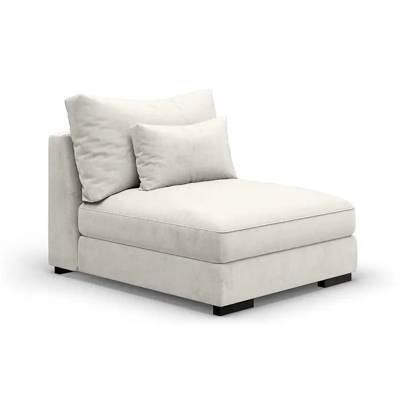 Dubai Mittmodul Sammet Beige/Grå