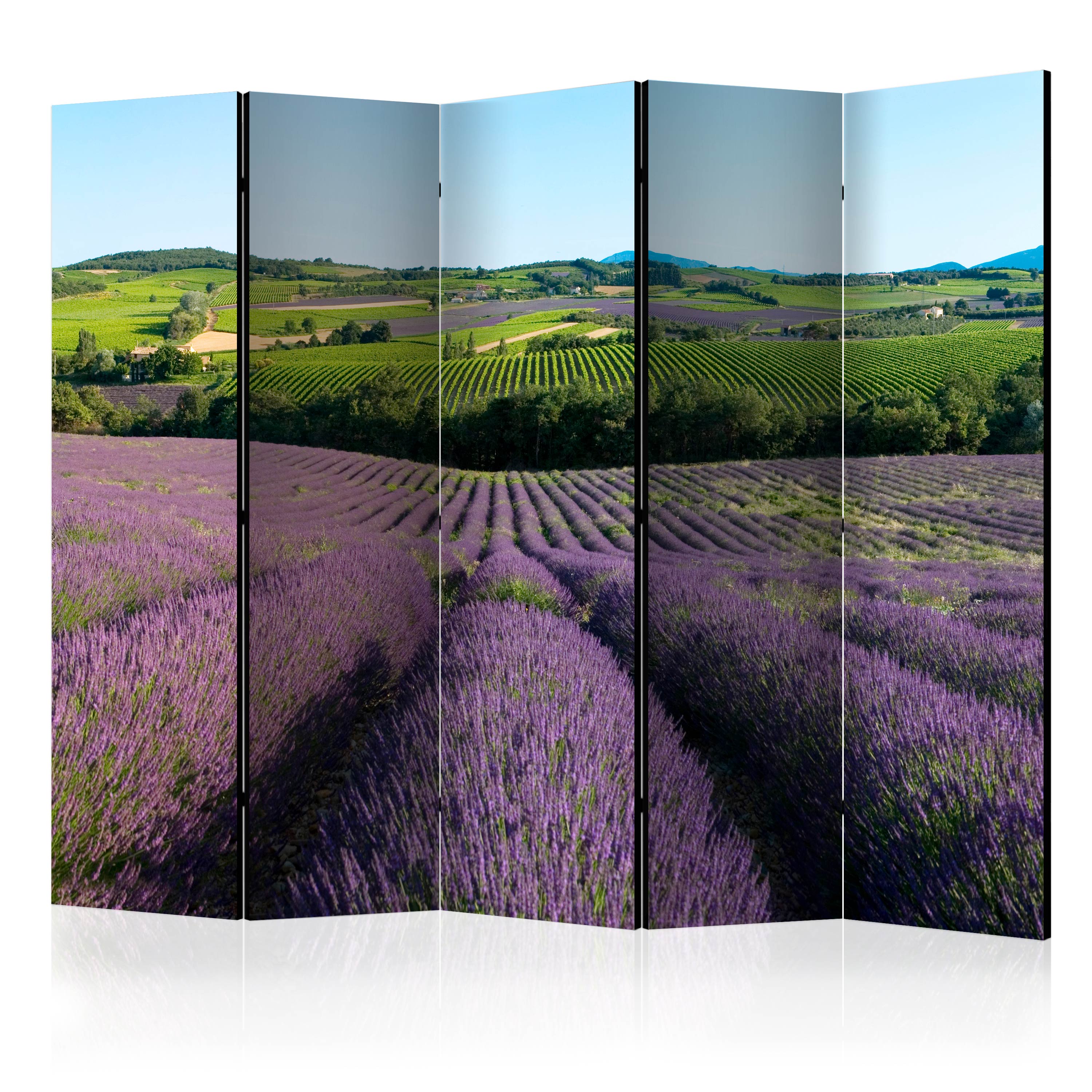 Rumsavdelare Skärmvägg Arkiio Lavender Fields II 225x172 cm