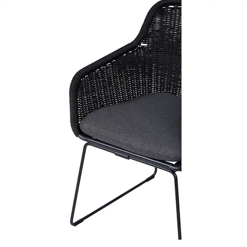 GARDEN CHAIR W/CUSHION Grå
