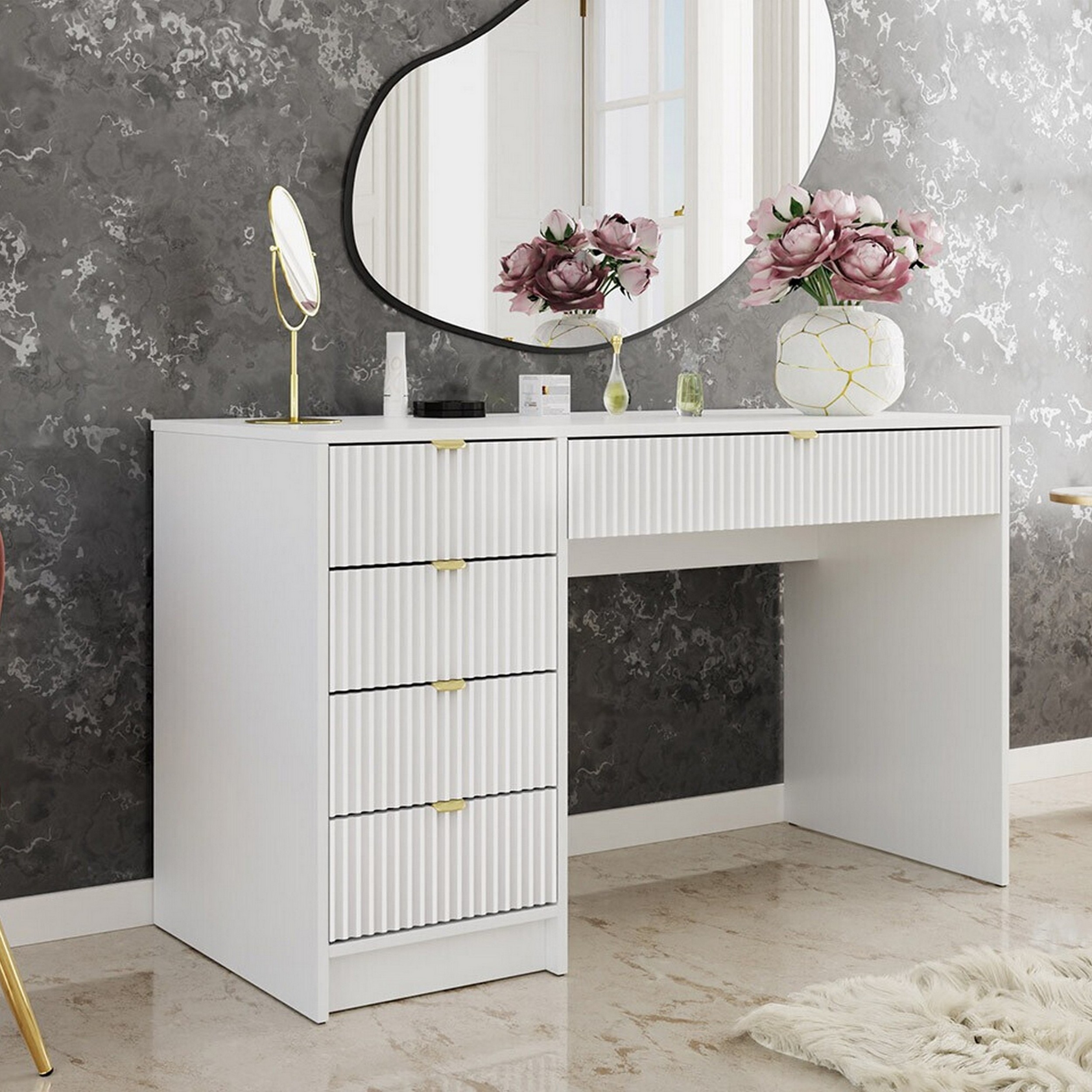 Sminkbord Scandinavian Choice Novaj med Förvaring 120cm