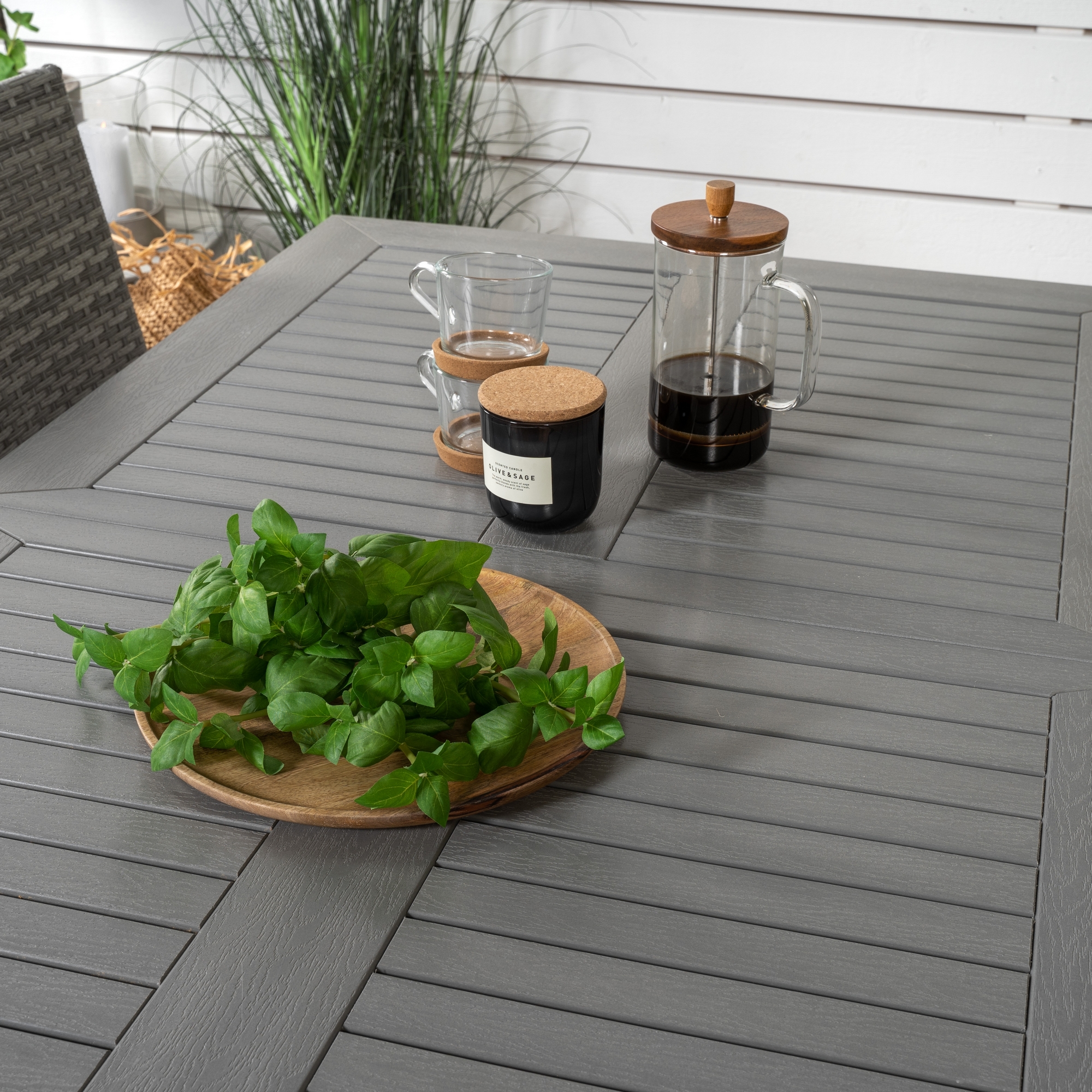 Matgrupp Venture Home Aleyna 152/210 med 4 Asta Stolar