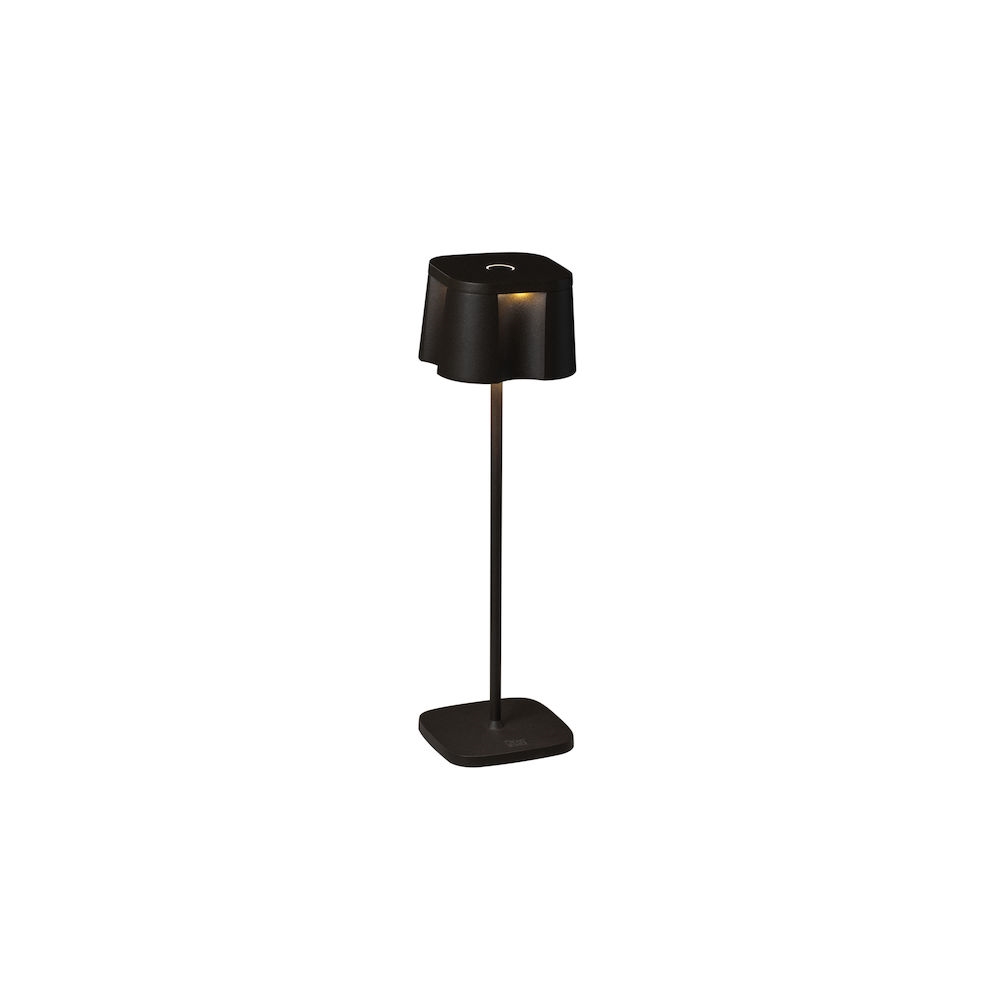 Nice bordslampa svart USB Svart