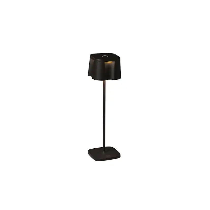 Nice bordslampa svart USB Svart