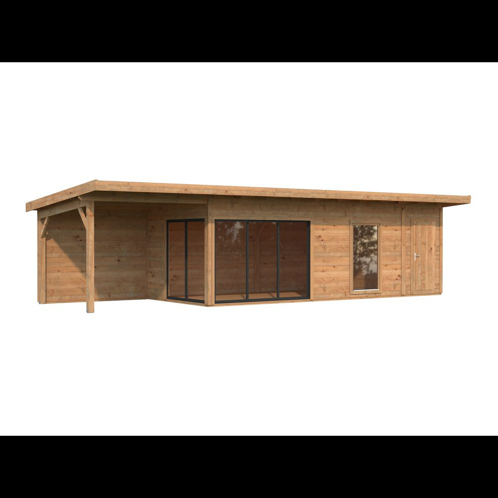 Stuga Palmako Andrea 30,4 m² Slide (inv. 21,1+7,9 m²)
