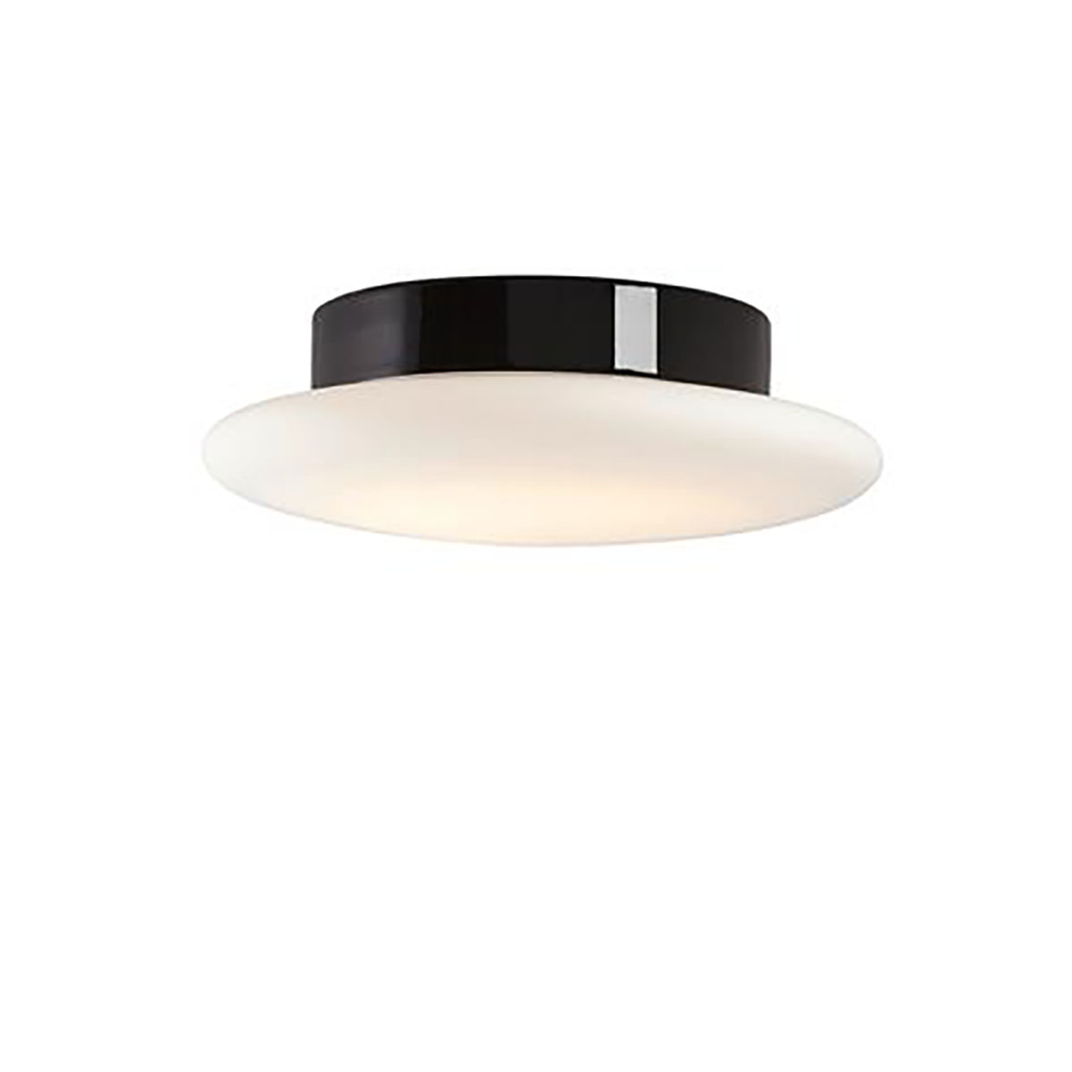 ARM CAIRO M SVA IP44 LED Svart/Matt Opalglas