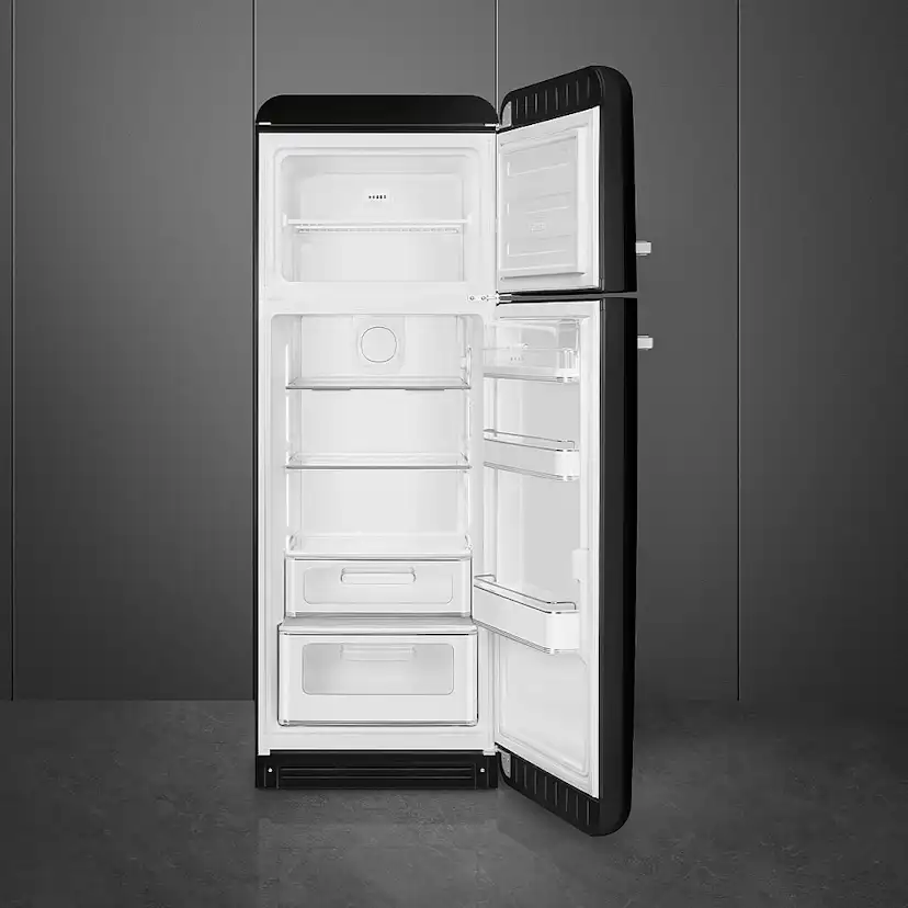 Kombinerad Kyl/frys Smeg FAB30/2025 Högerhängd Svart i 50´s Style
