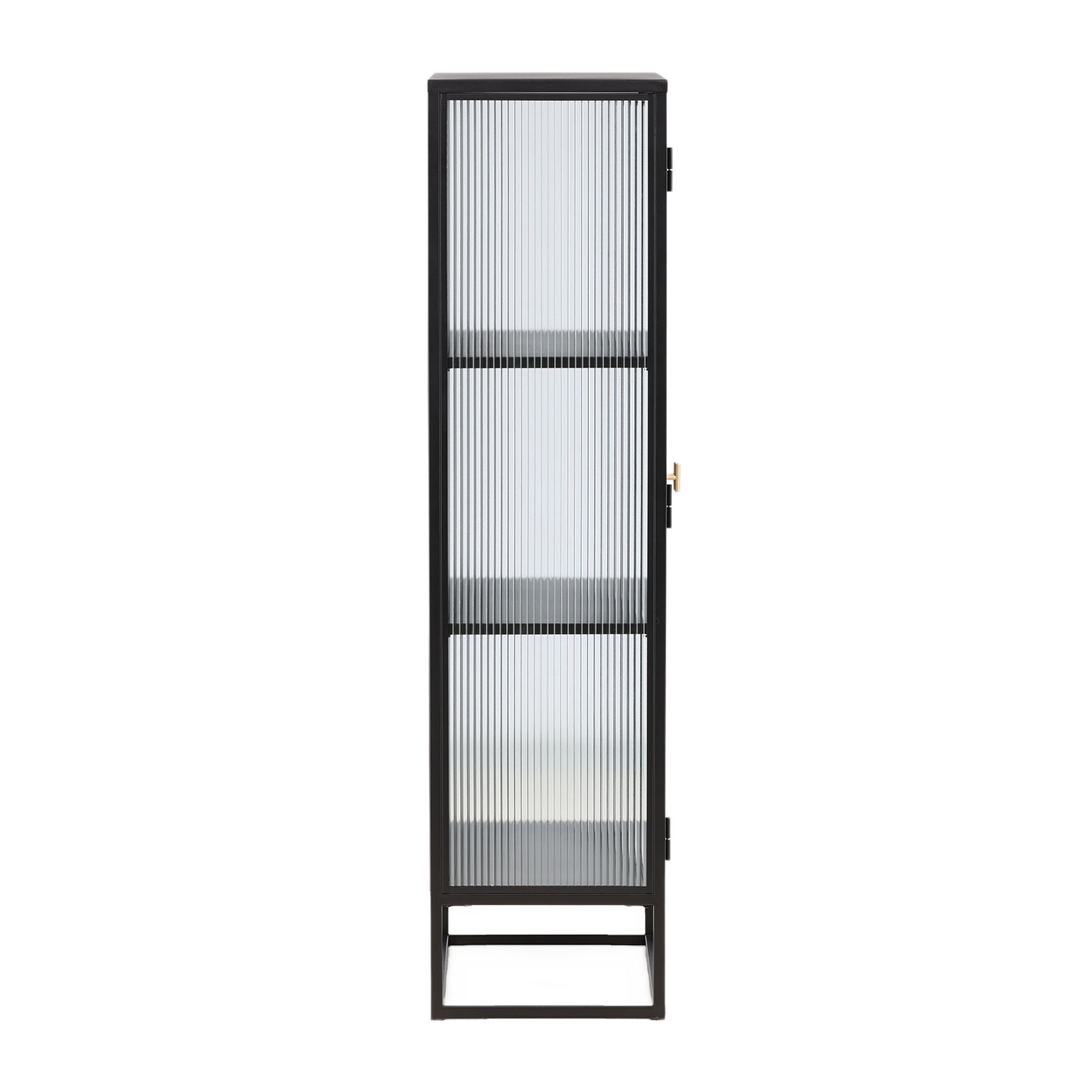 Vitrinskåp Venture Home Garis Svart Stål 160cm