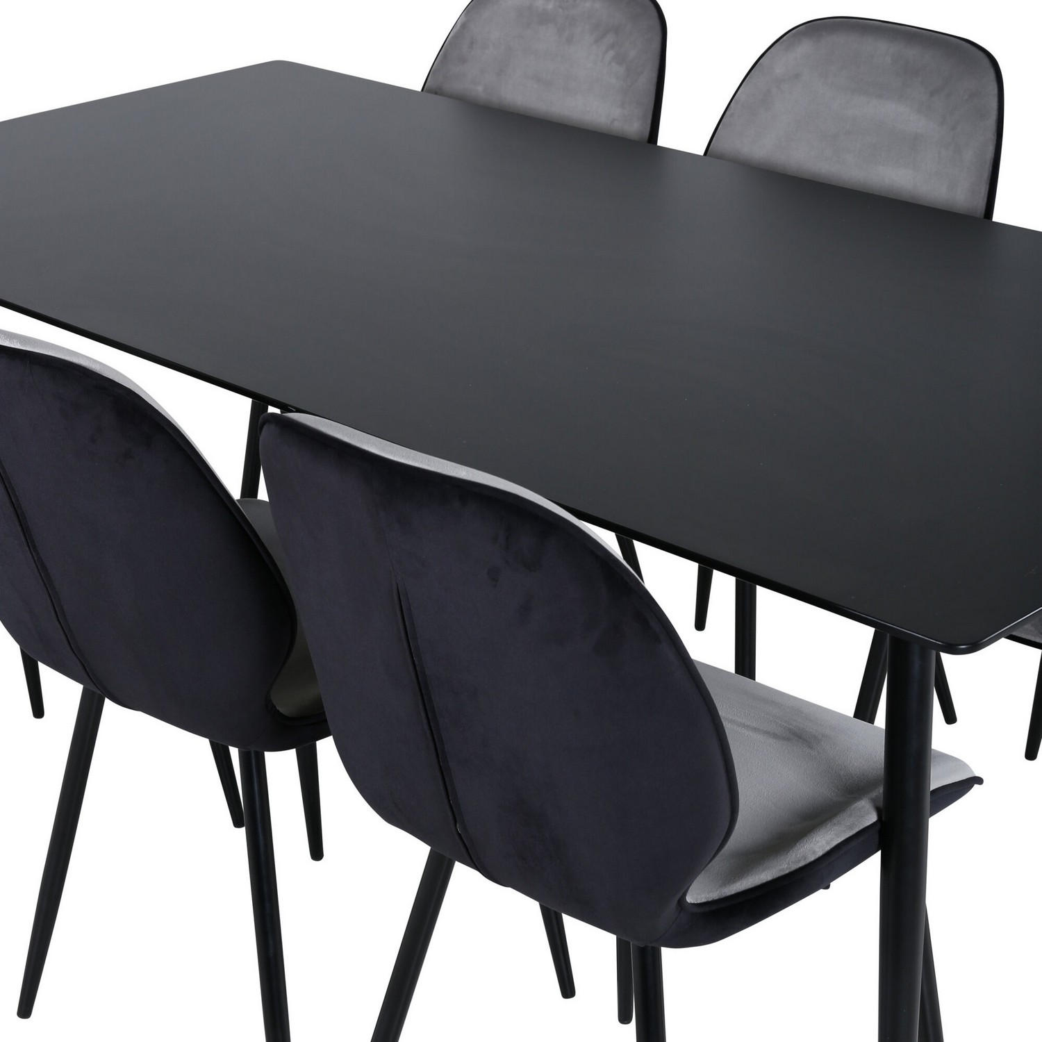 Matgrupp Venture Home Silvia med 6 Elisa Stolar Sammet