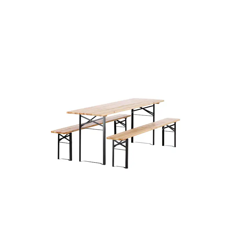 Bänkbord Venture Home Guniess Ihopfällbart Picknickbord med 6 Sittplatser