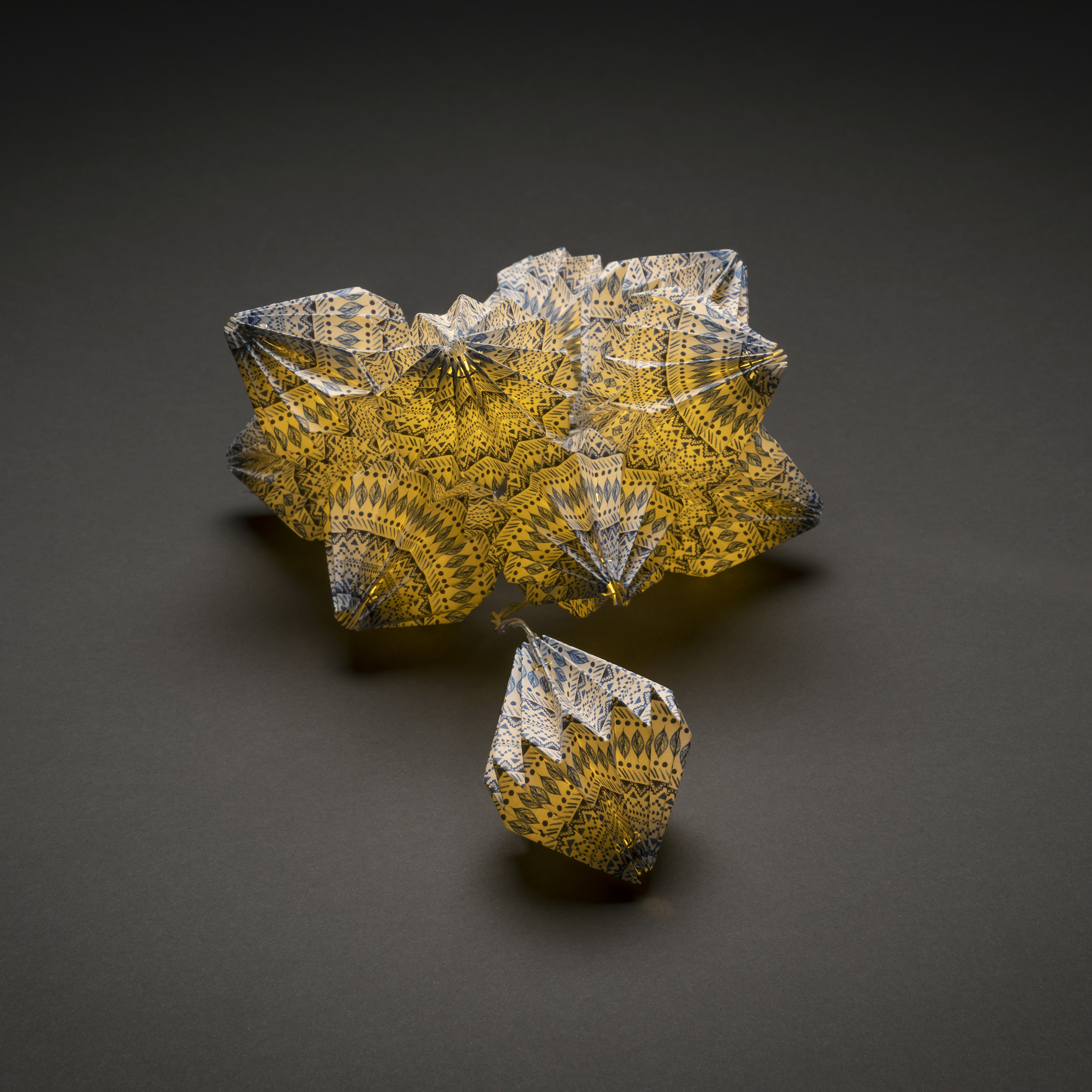 Ljusslinga Gnosjö Konstsmide med Papperslanternor