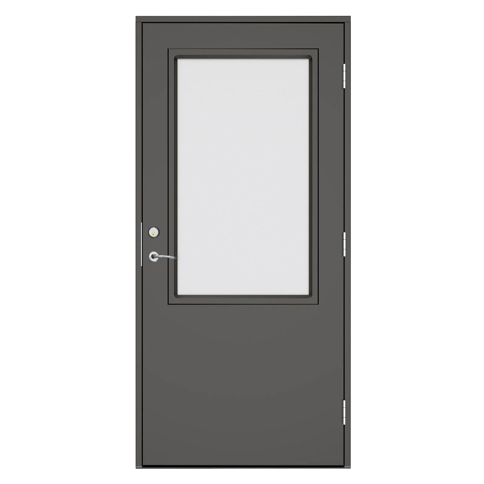 Ytterdörr Swedoor Advance-Line Vision AlbaBxH: 90x210 cm. Höger. NCS-S-7000-N