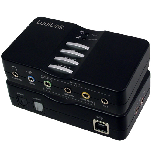 USB-ljudkort LogiLink 7.1-kanals
