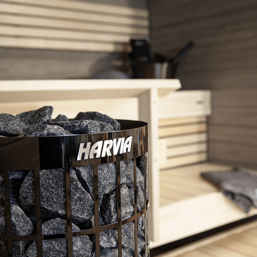Bastuaggregat Harvia Cilindro PC90XE Black Steel