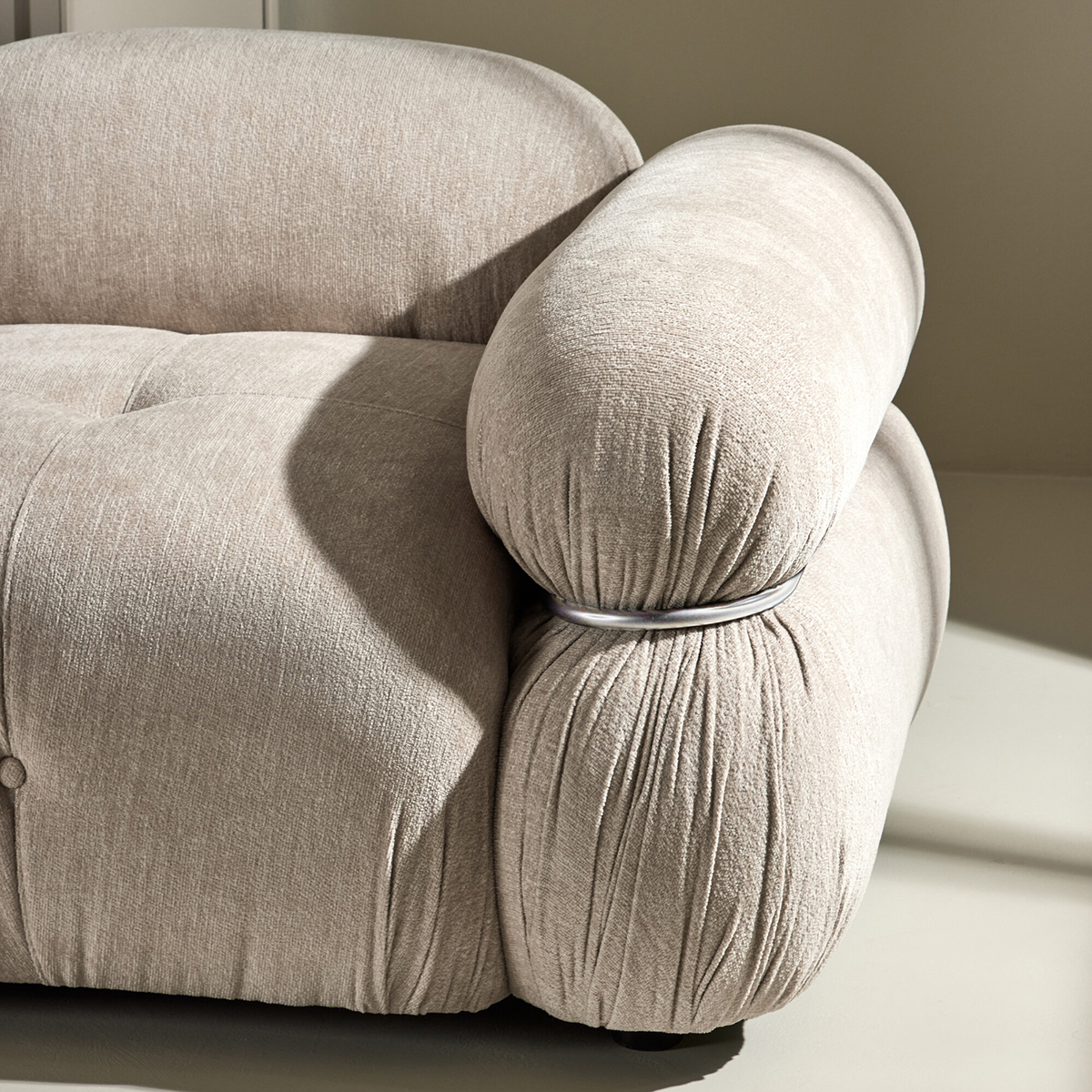 3-sitssoffa Venture Home Mika 4 st Moduler Beige Divan