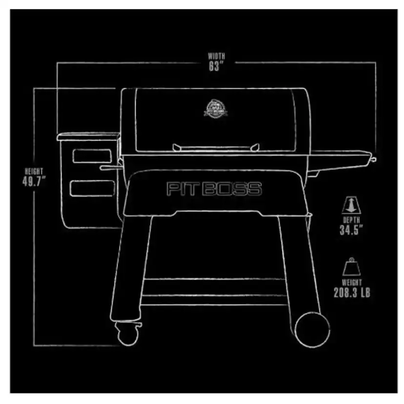 Pelletsgrill Pit Boss Competition Series 1600