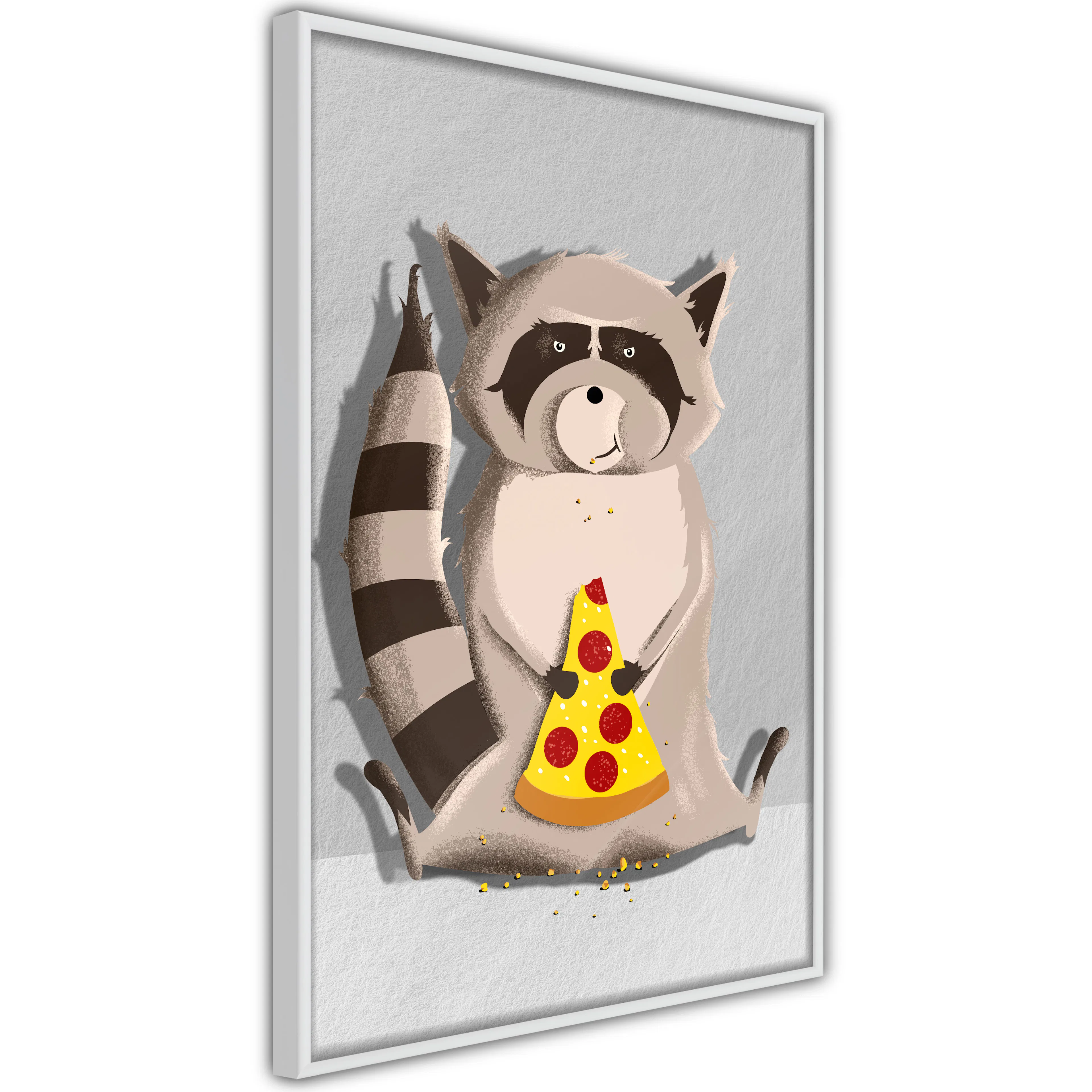 Poster Artgeist Affisch Gourmand Raccoon