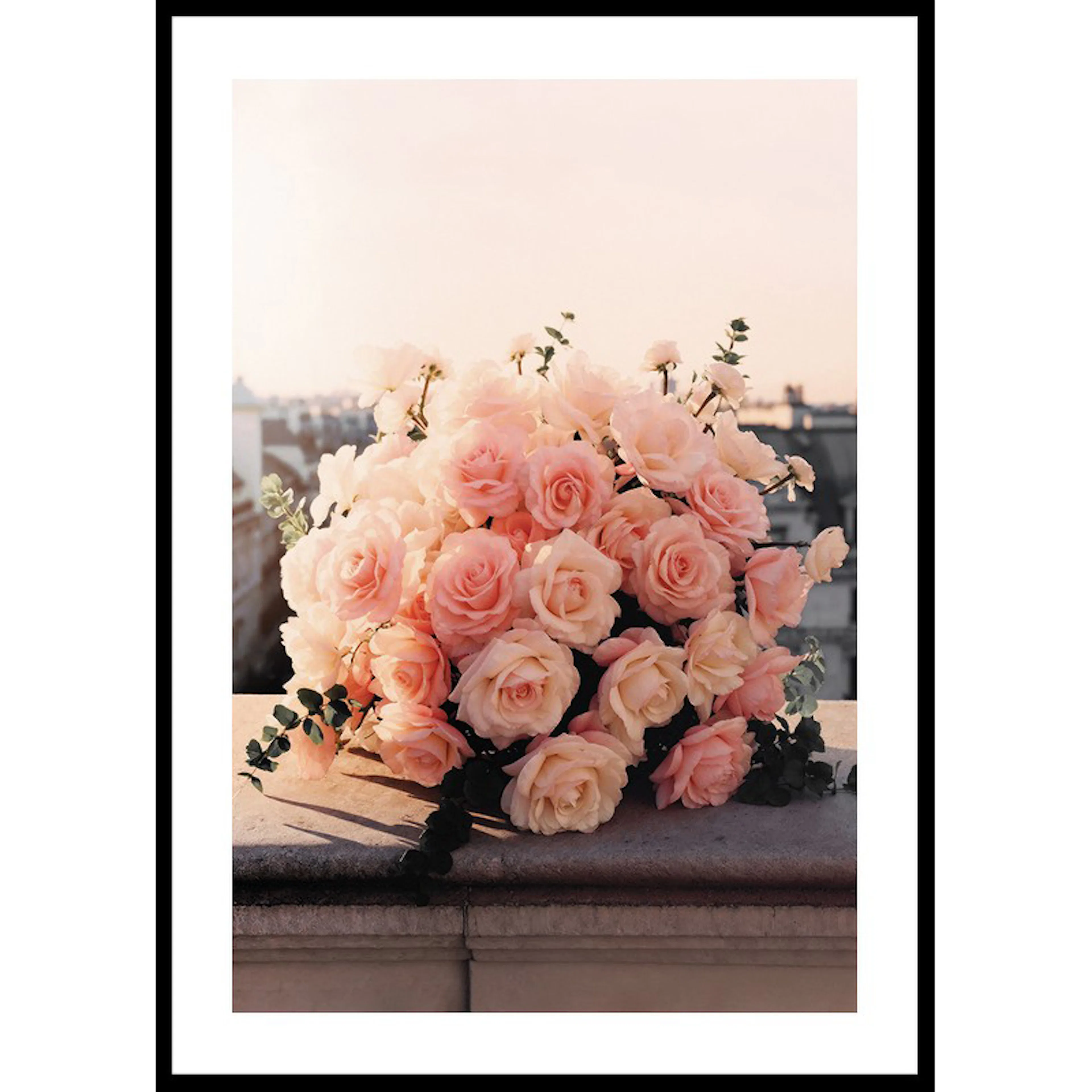 Pink Roses Bouquet 70x100 70x100 cm