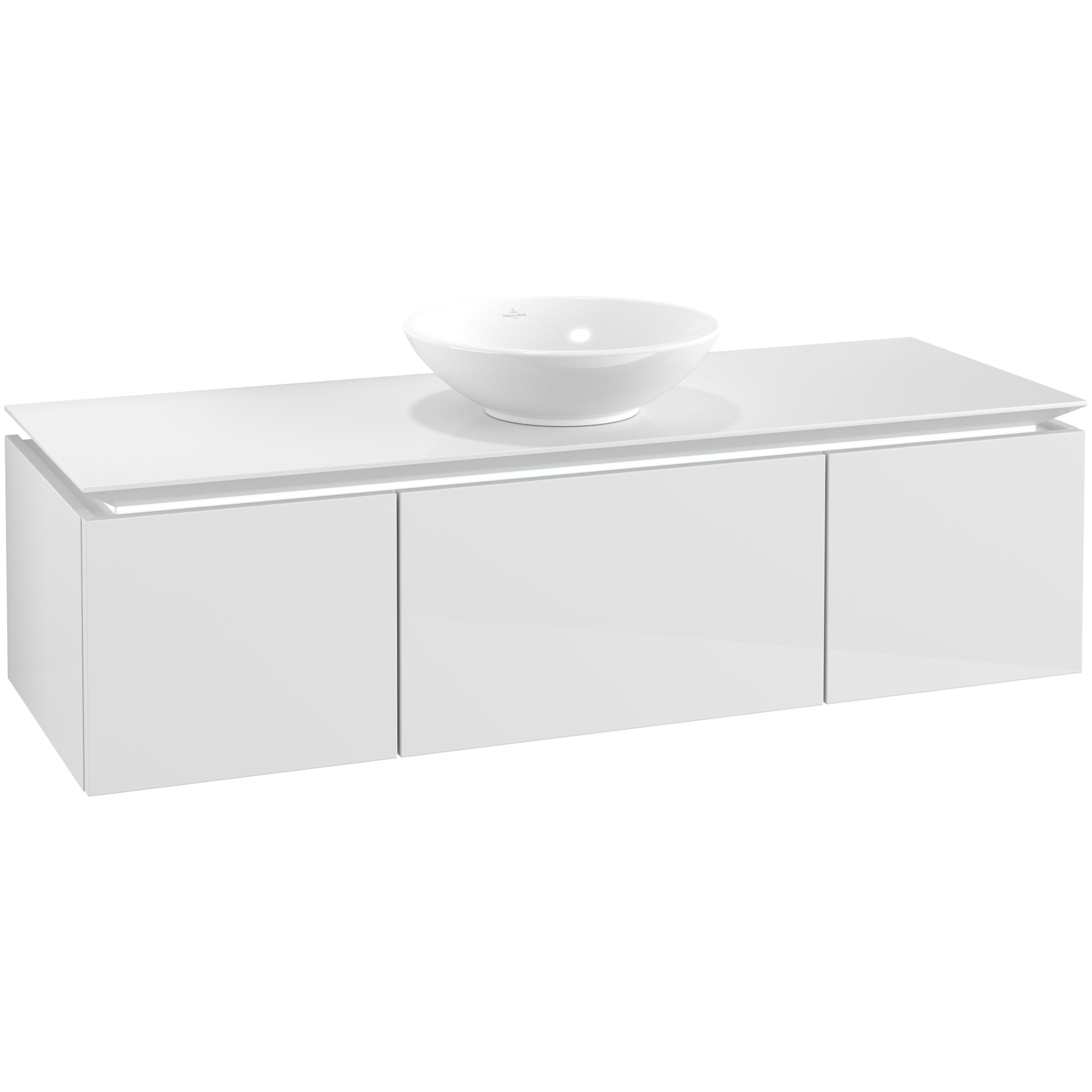 Tvättställsskåp Villeroy & Boch Legato Kompakt med 3 Lådor för Ytmonterat Tvättställ från Övriga V&B Serier