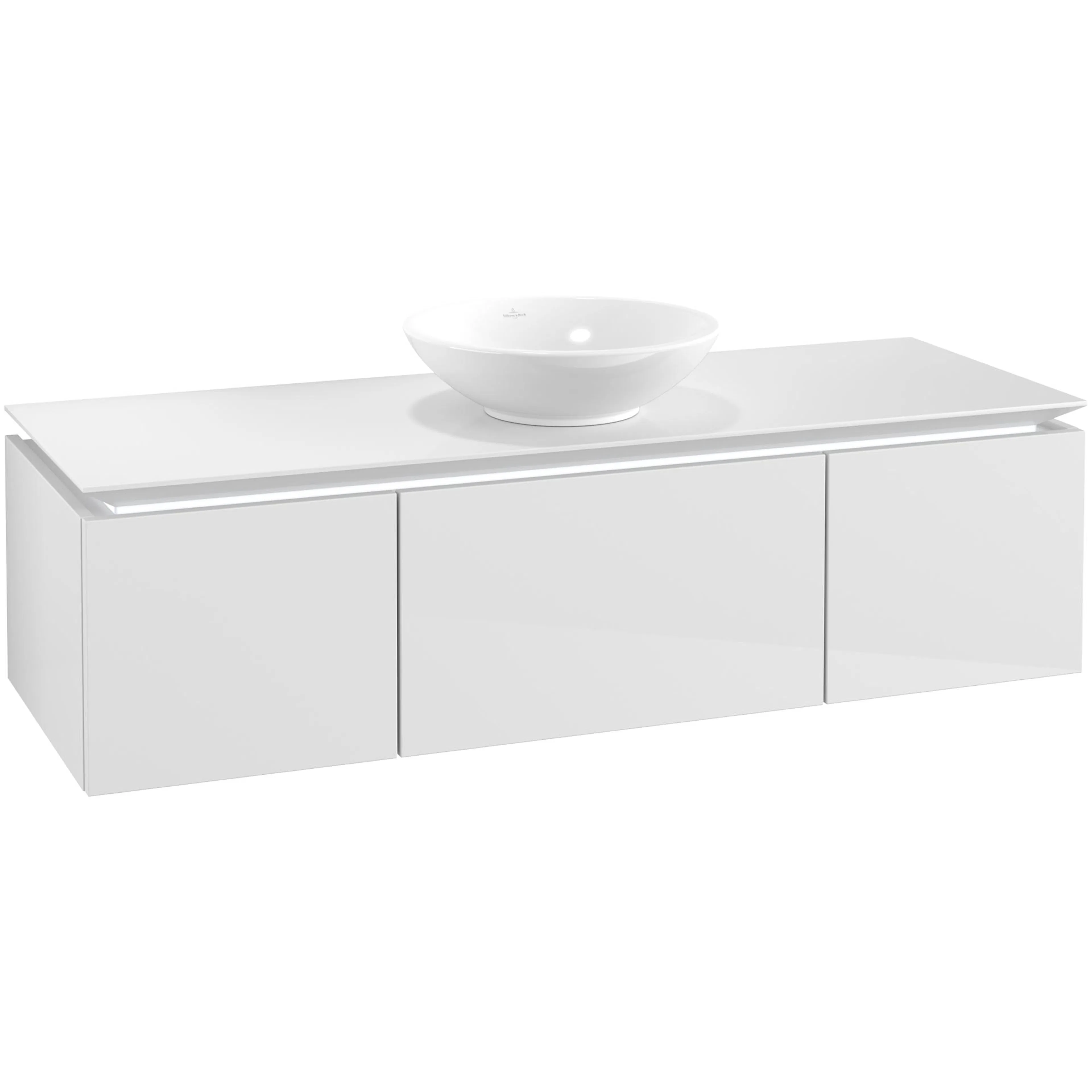Tvättställsskåp Villeroy & Boch Legato Kompakt med 3 Lådor för Ytmonterat Tvättställ från Övriga V&B Serier