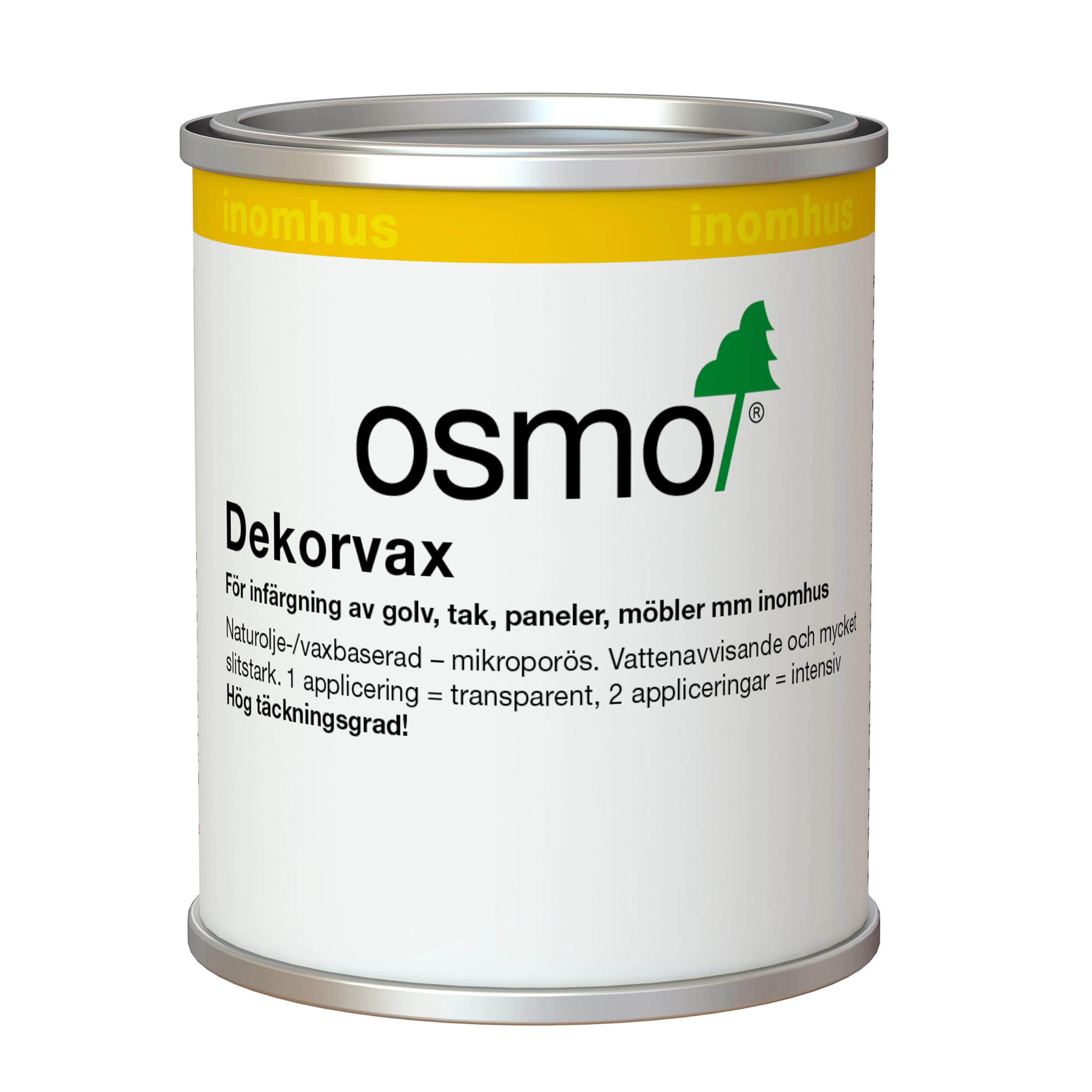 OSMO 3119 Dekorvax Transparent Sidengrå 0,125 liter 0,125 liter
